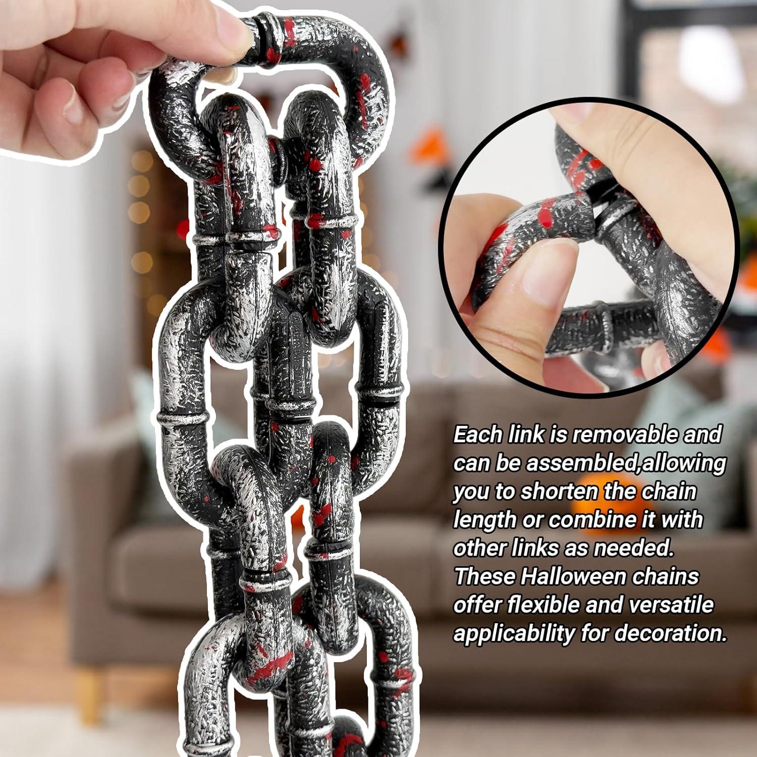 Cadenas de Halloween 2 Pcs 1.8 m Plástico Decoración Fiesta