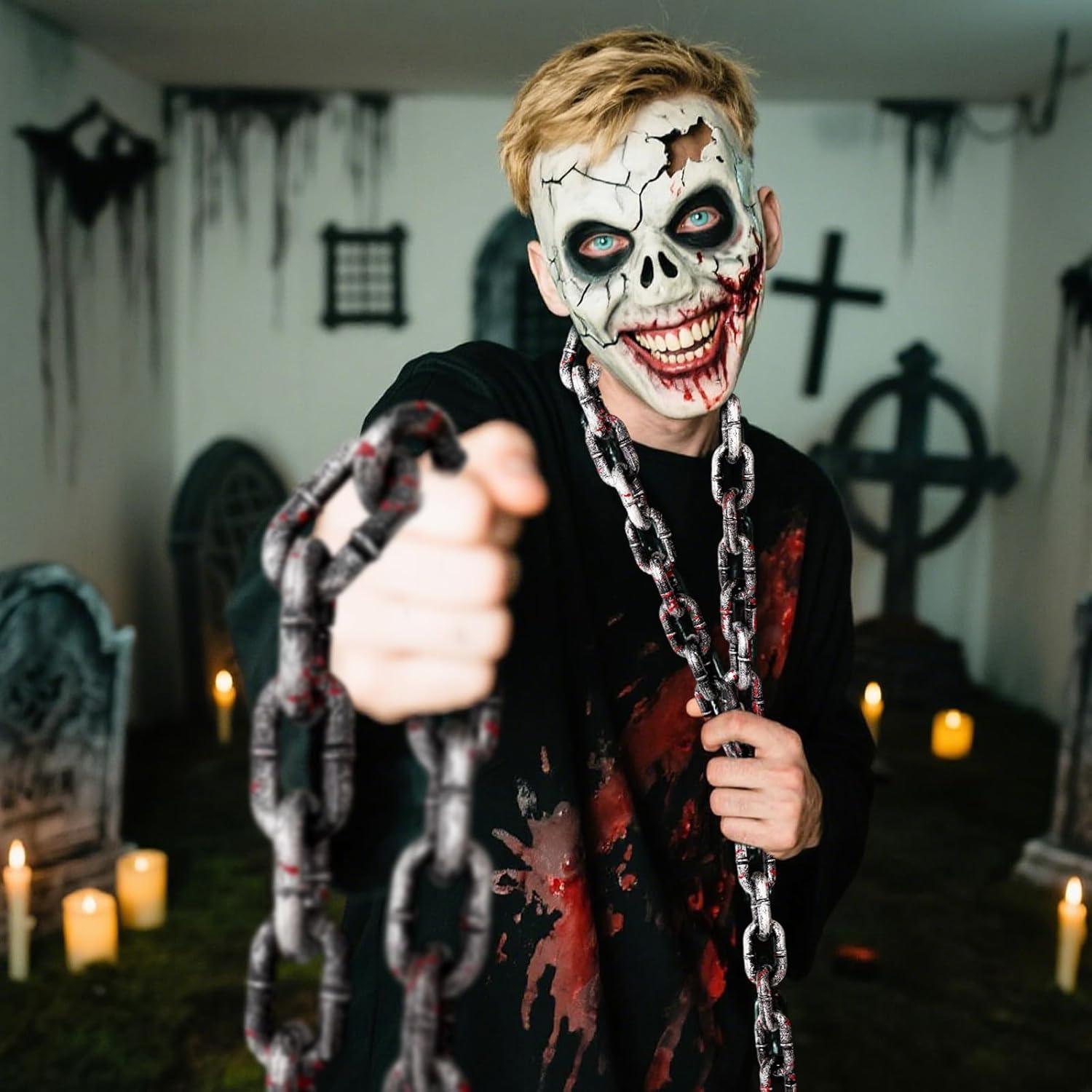 Cadenas de Halloween 2 Pcs 1.8 m Plástico Decoración Fiesta