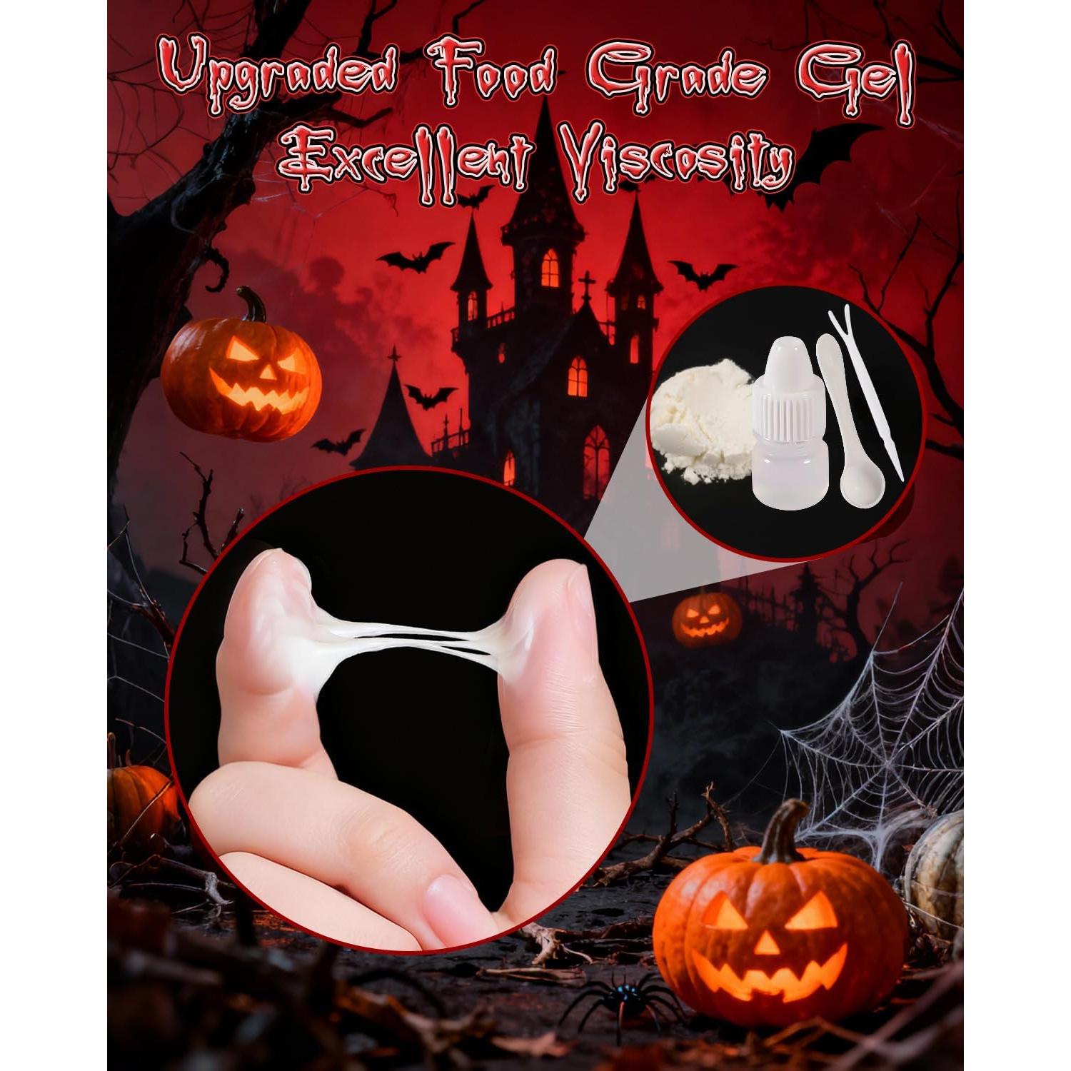 Colmillos de Vampiro TLPUHU - 6 Pares en 3 Tamaños para Halloween