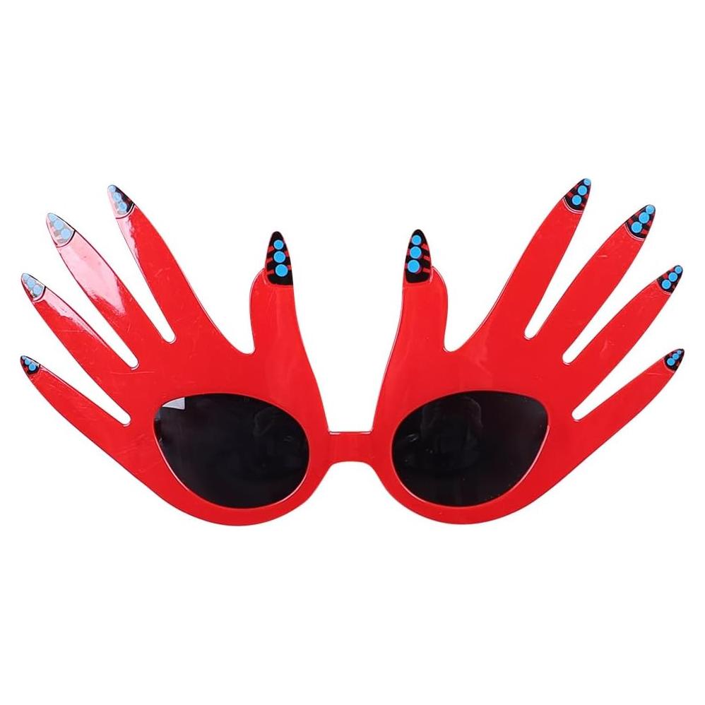 Accesorios de Disfraz de Payaso Asesino Halloween - Gafas Rojas
