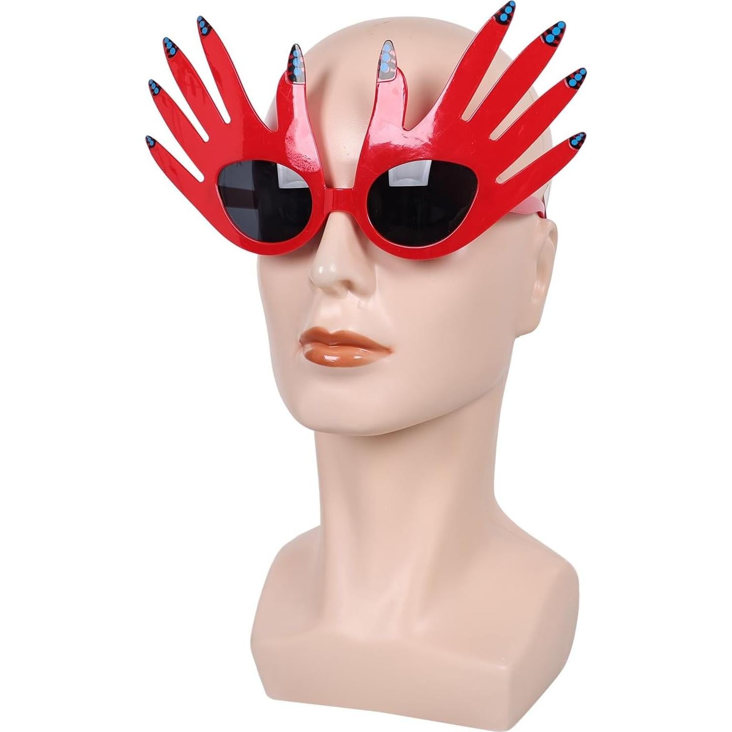Accesorios de Disfraz de Payaso Asesino Halloween - Gafas Rojas