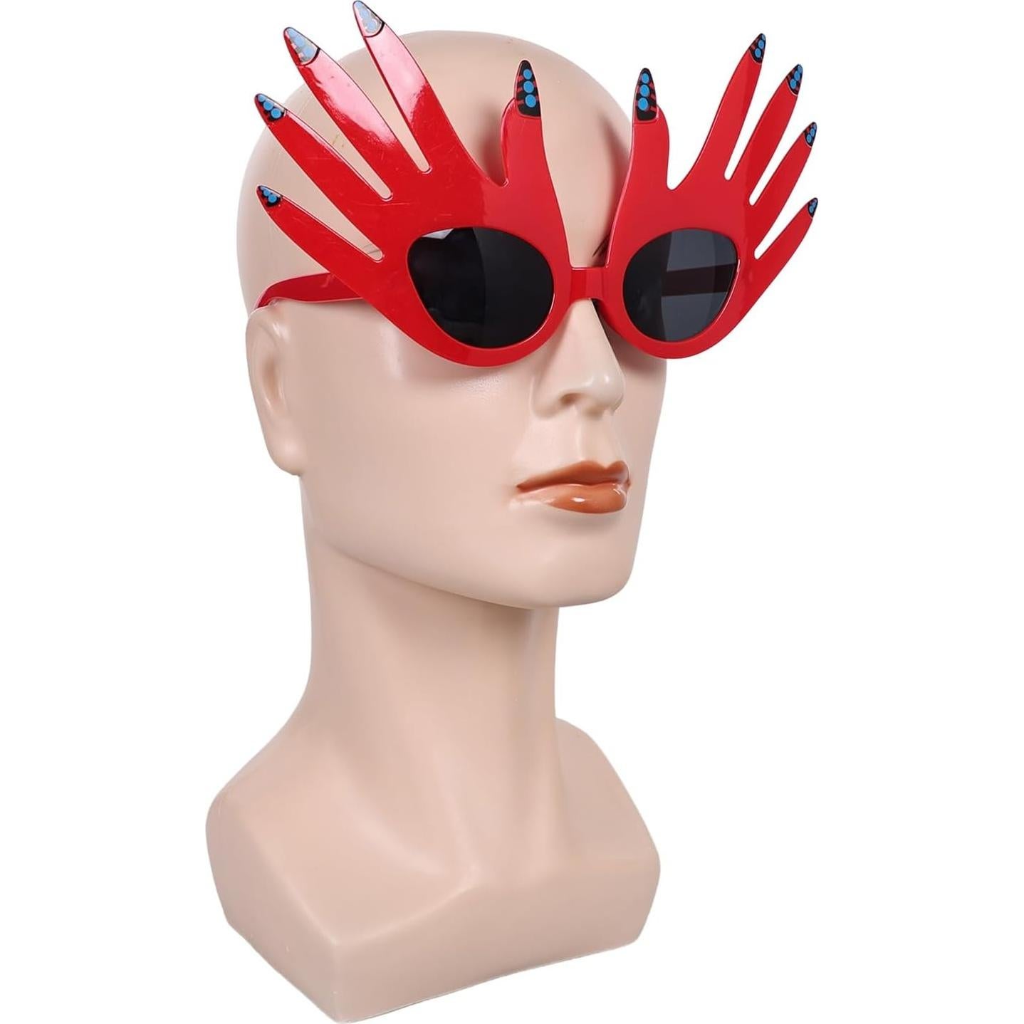 Accesorios de Disfraz de Payaso Asesino Halloween - Gafas Rojas