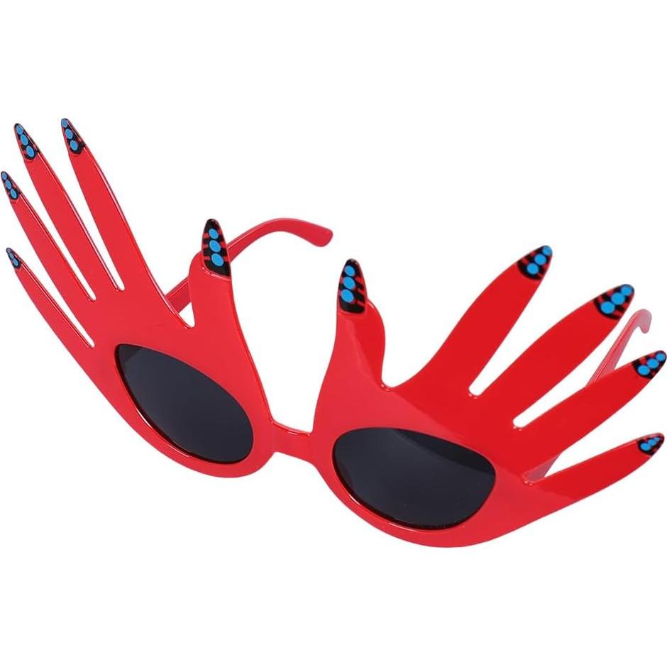 Accesorios de Disfraz de Payaso Asesino Halloween - Gafas Rojas