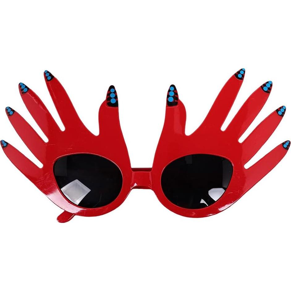 Accesorios de Disfraz de Payaso Asesino Halloween - Gafas Rojas