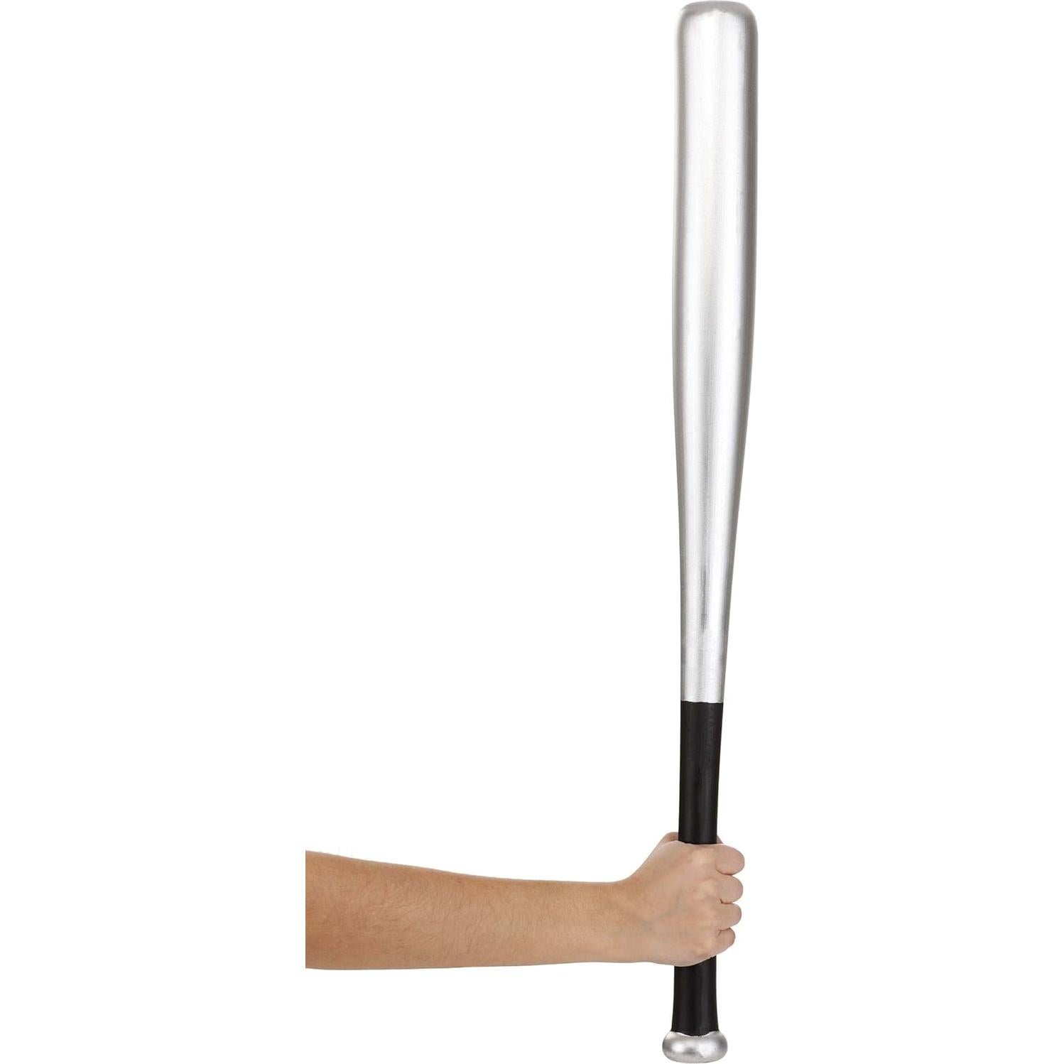 Bate de Béisbol Plateado Metálico para Niños - FUN Costumes