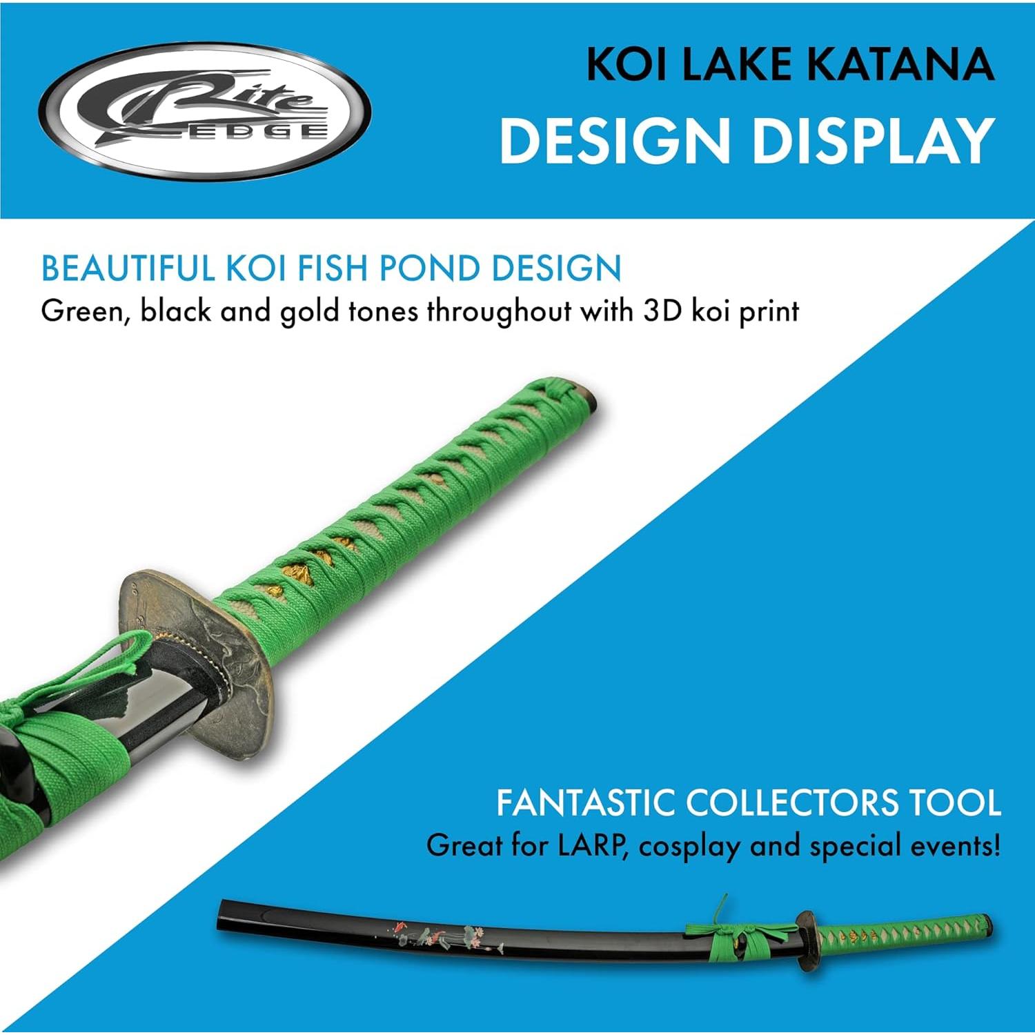 Katana Réplica SZCO de Acero al Carbono 99 cm con Funda