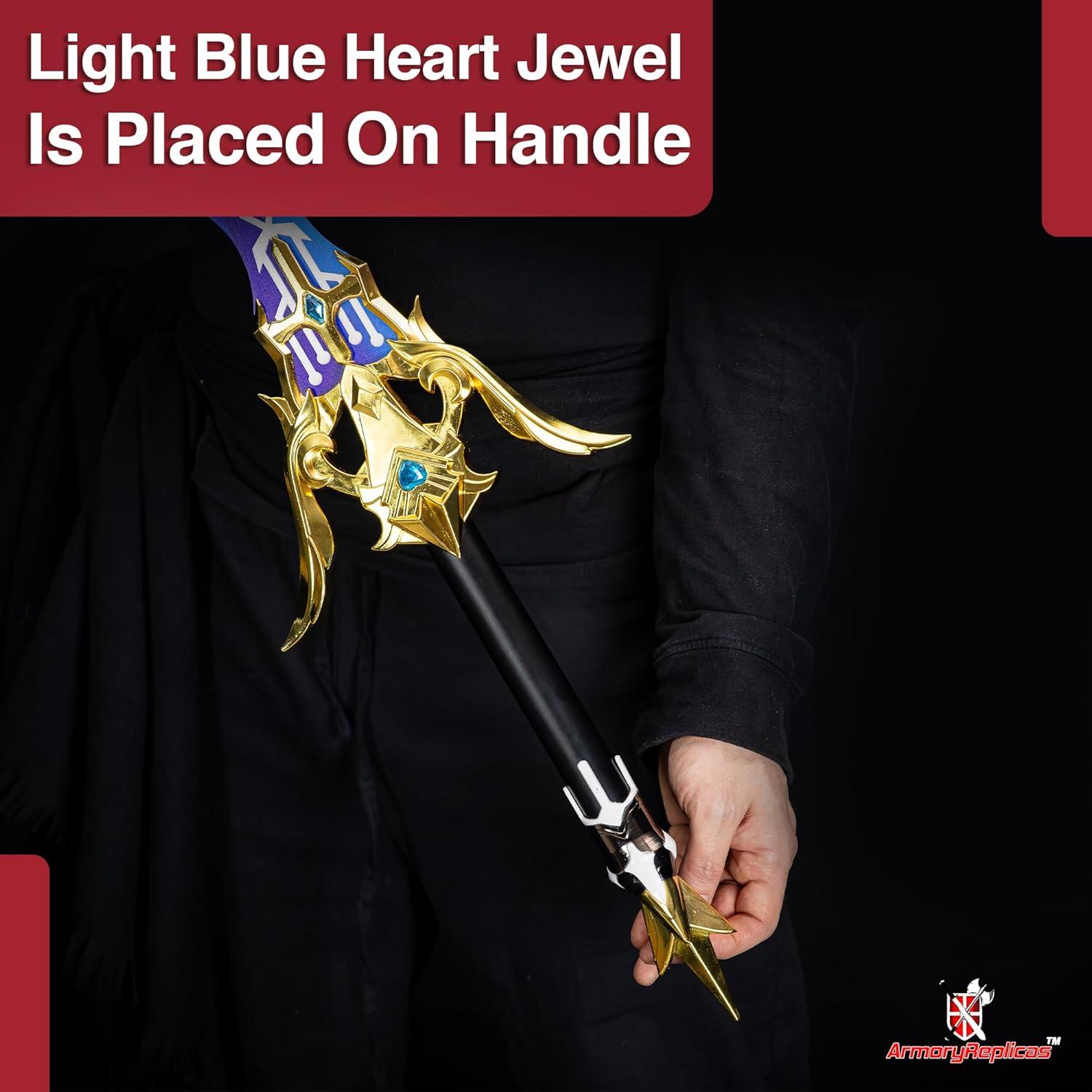 Espada Réplica Genshin Impact Armory 114.94 cm Acero Inoxidable