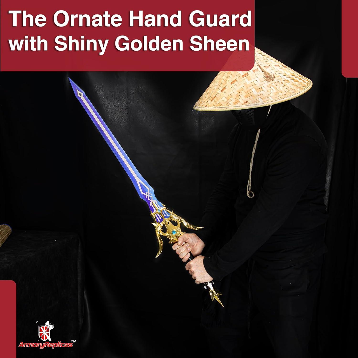 Espada Réplica Genshin Impact Armory 114.94 cm Acero Inoxidable