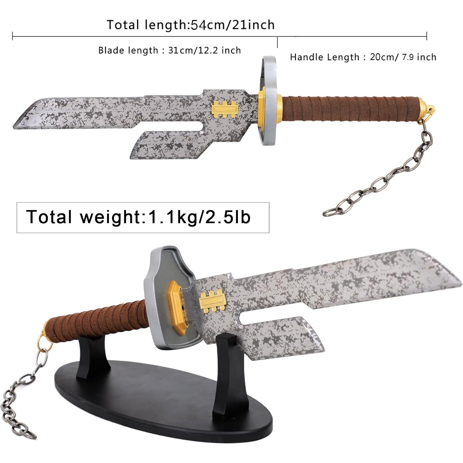 Lanza Invertida del Cielo Toji Fushiguro 53 cm Acero Inoxidable