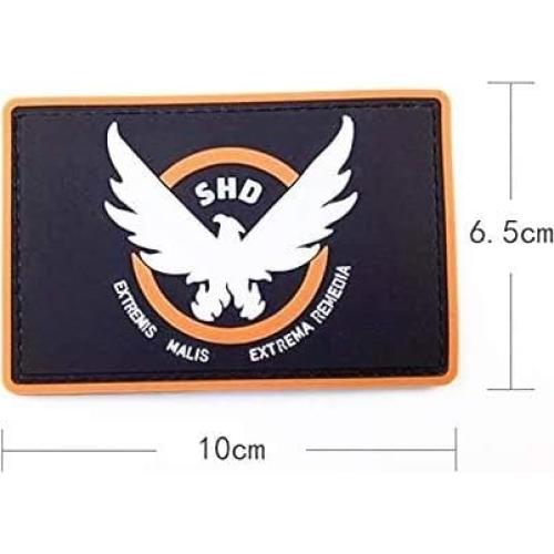 Parche de PVC Militar Morton Home Rectangular Amarillo