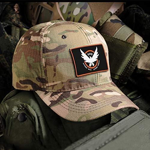 Parche de PVC Militar Morton Home Rectangular Amarillo