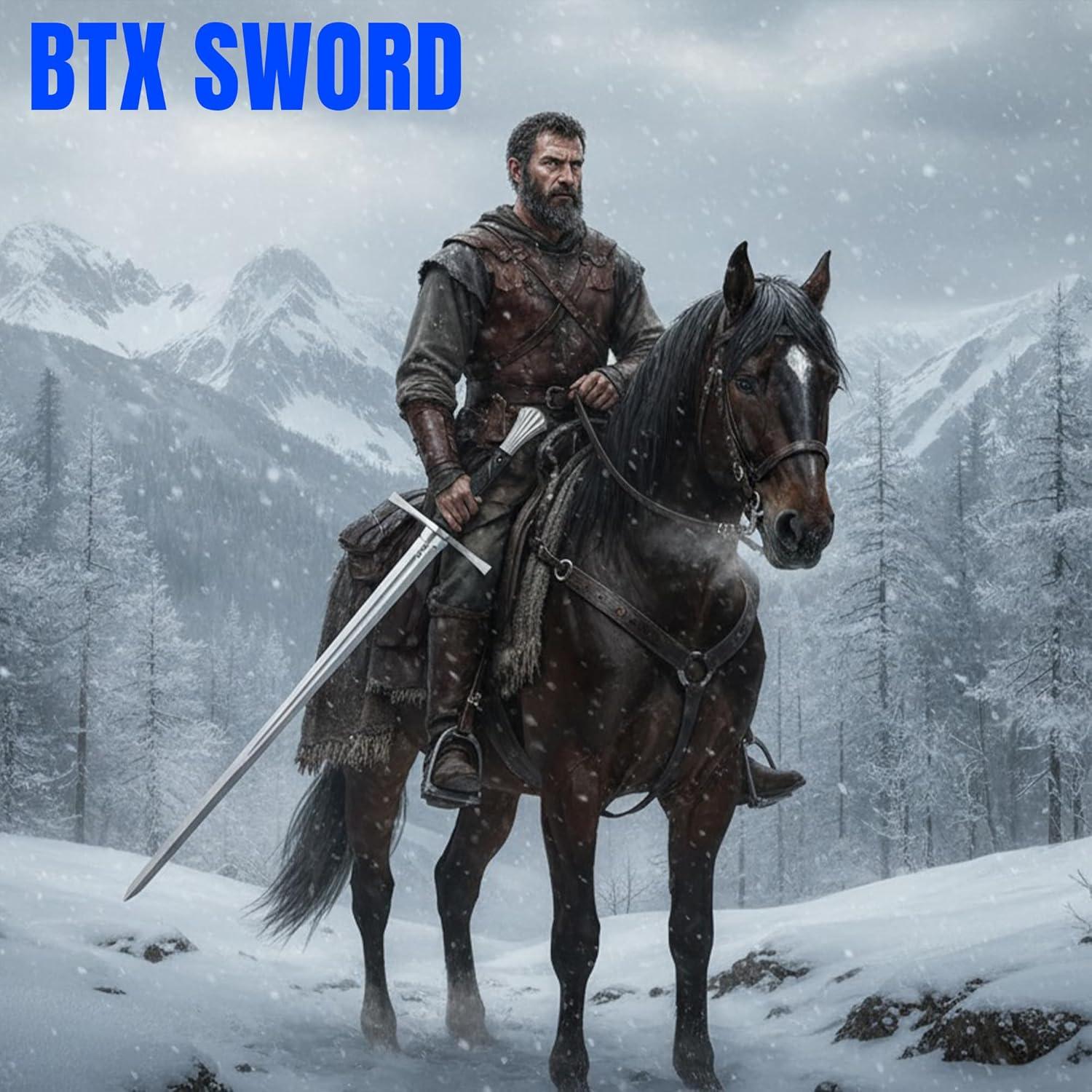 Espada BTX Fleur de Guerre 112.4 cm Acero Carbono con Funda