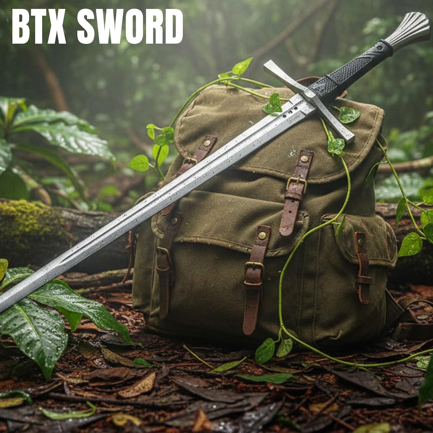 Espada BTX Fleur de Guerre 112.4 cm Acero Carbono con Funda