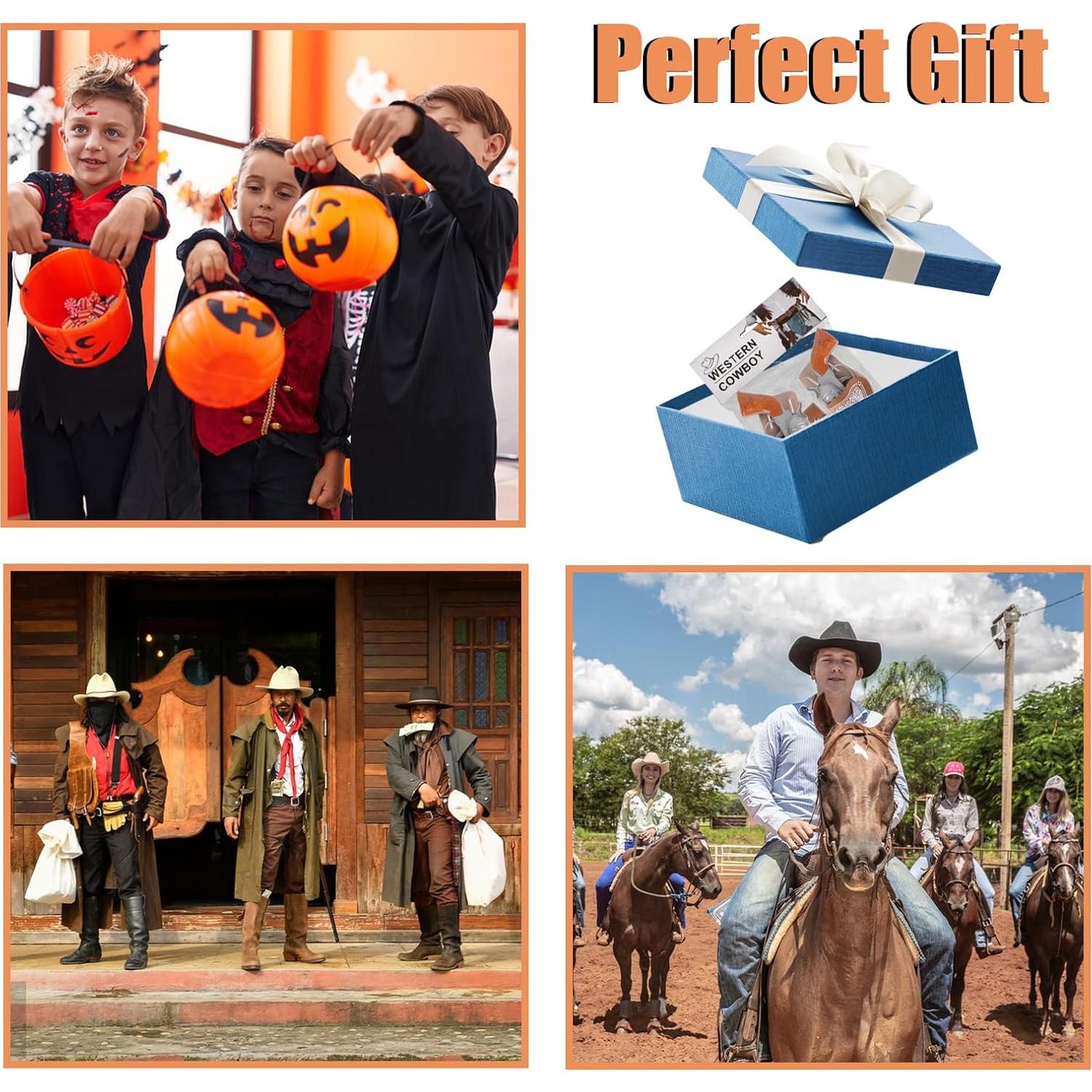 Conjunto de pistolas de vaquero FunisFun 6P para niños