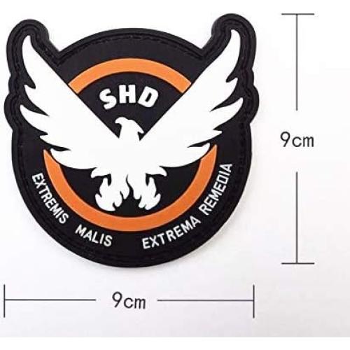 Parche de PVC Militar Morton Home 3D Goma Insignia SHD