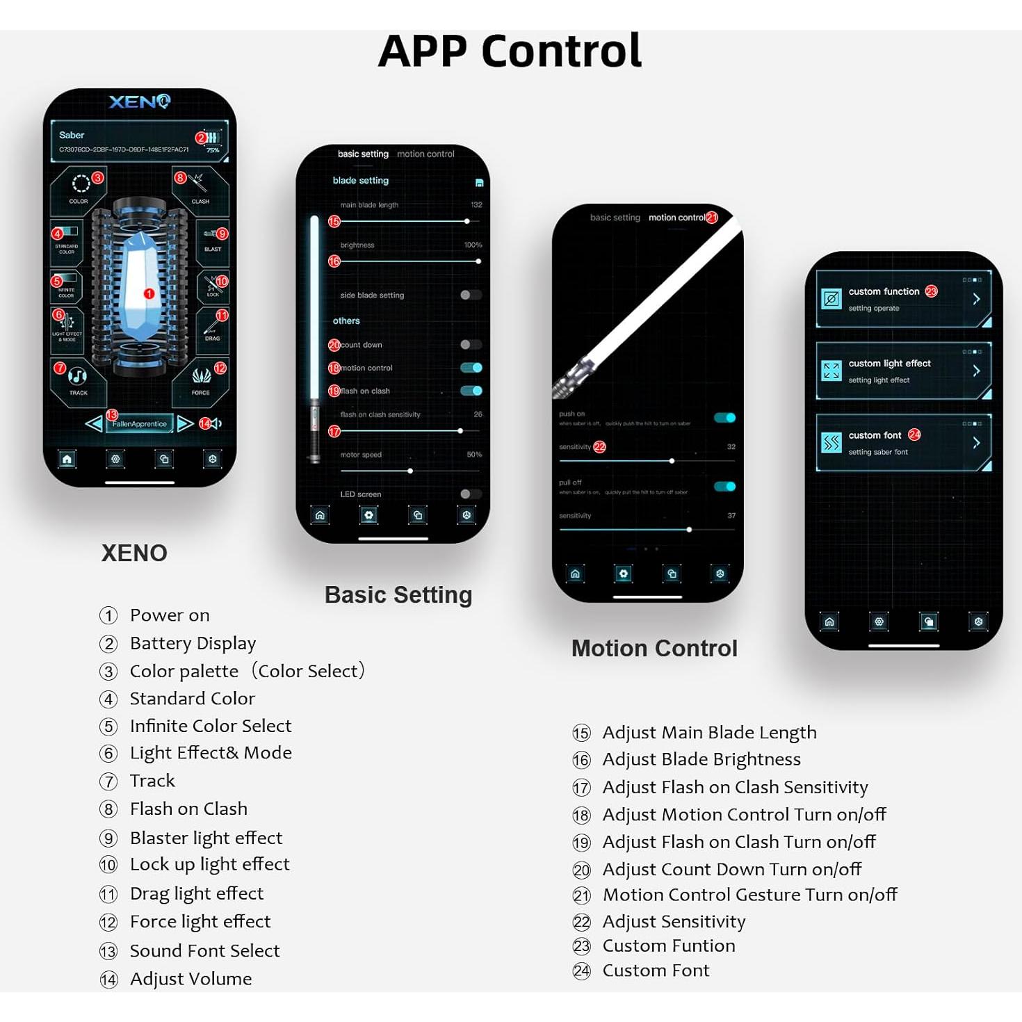 Sable de Luz RGB 3.0 LordSaber 92cm Mango de Aluminio