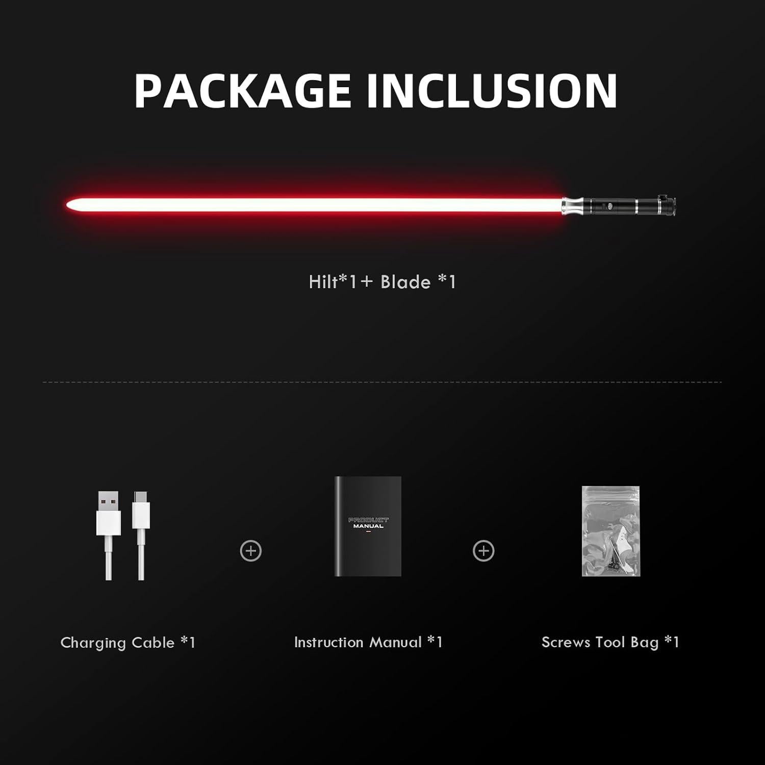 Sable de Luz RGB 3.0 LordSaber 92cm Mango de Aluminio