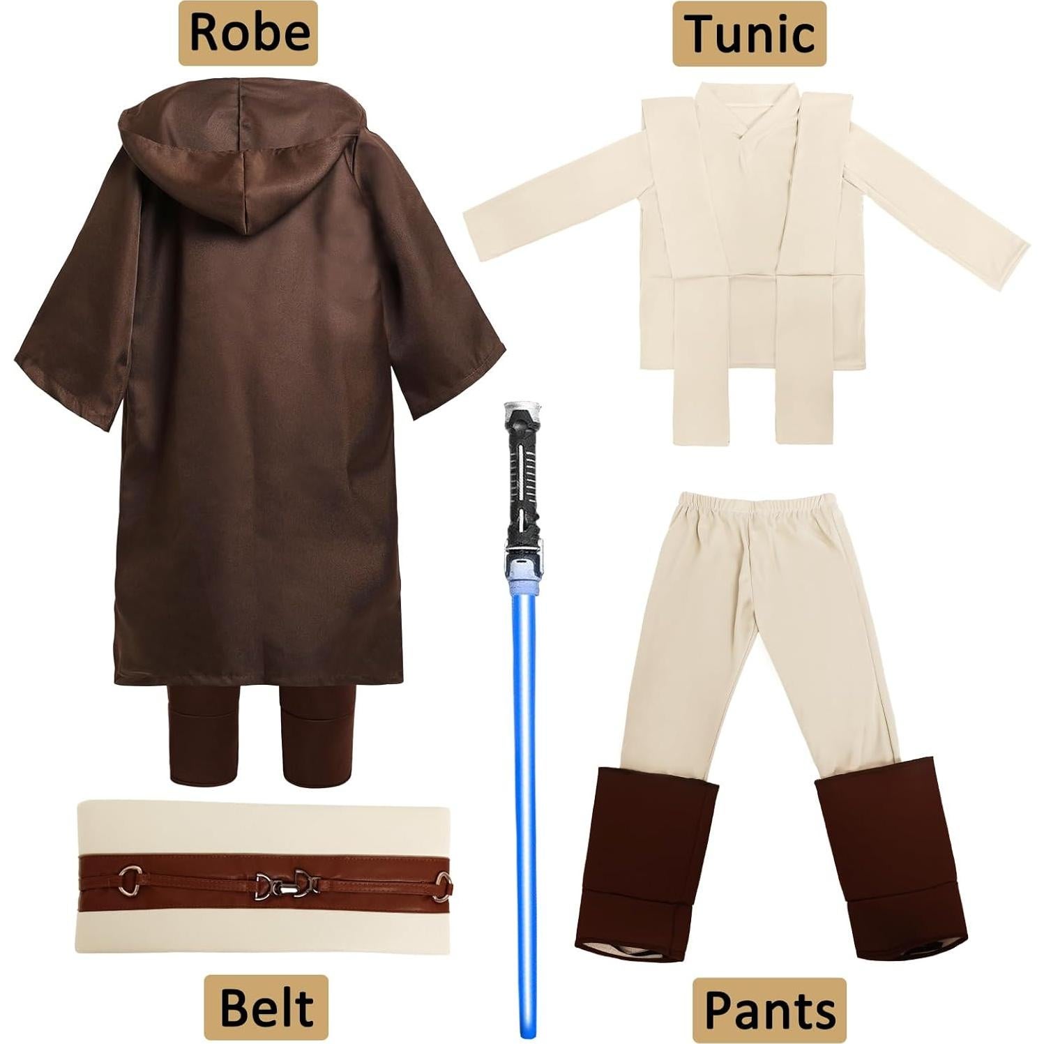 Disfraz de Halloween para Niños Kuberas 3-12 Años Conjunto Completo