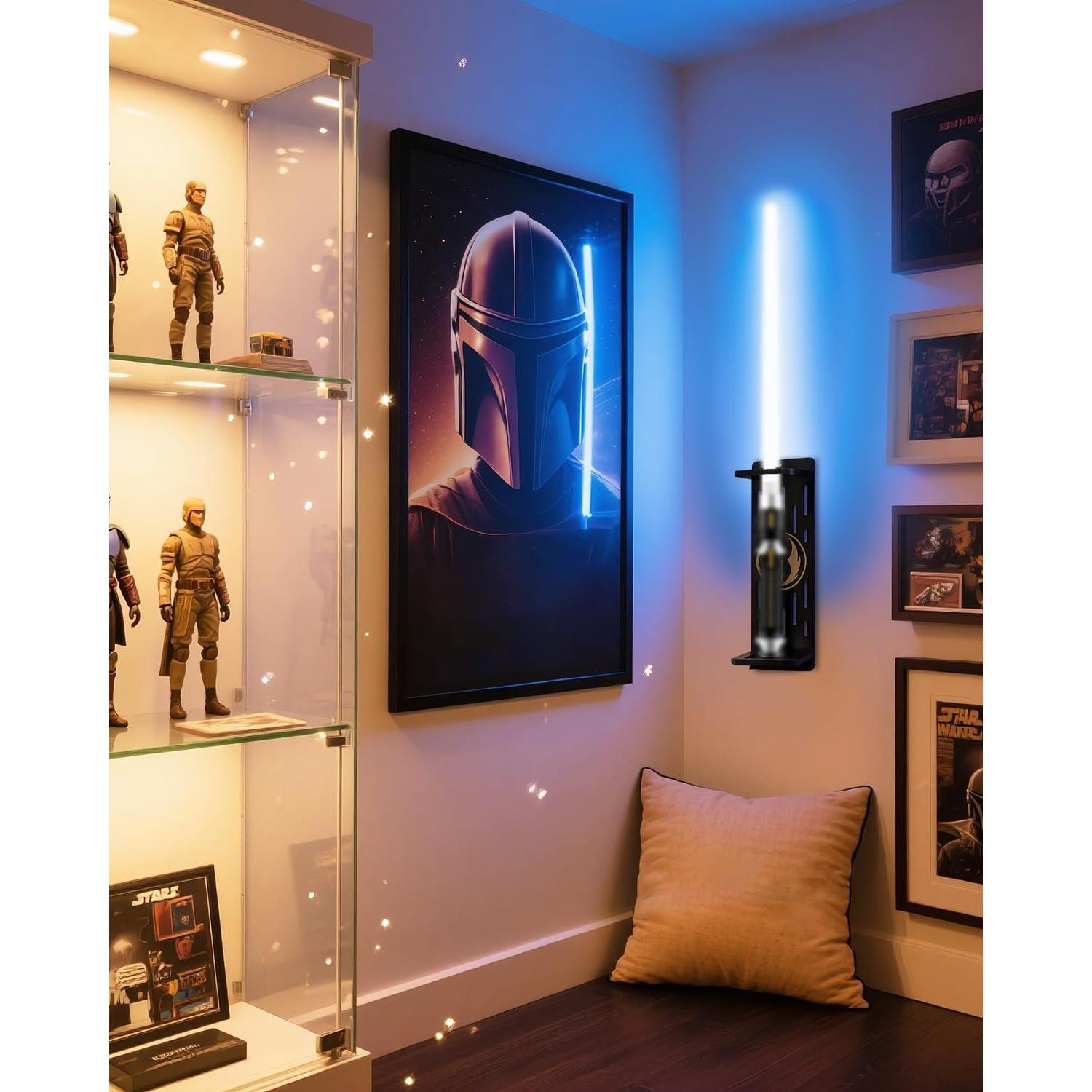 Soporte de Pared para Sable de Madera MyKEEPOW - Patrón 01