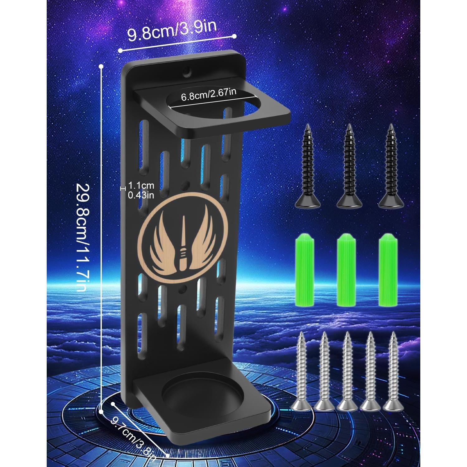 Soporte de Pared para Sable de Madera MyKEEPOW - Patrón 01