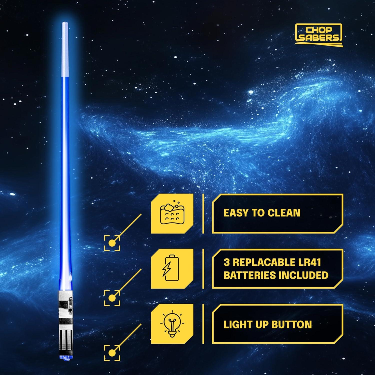 Palillos de Luz Star Wars - 4 PARES LED, Colores Vibrantes