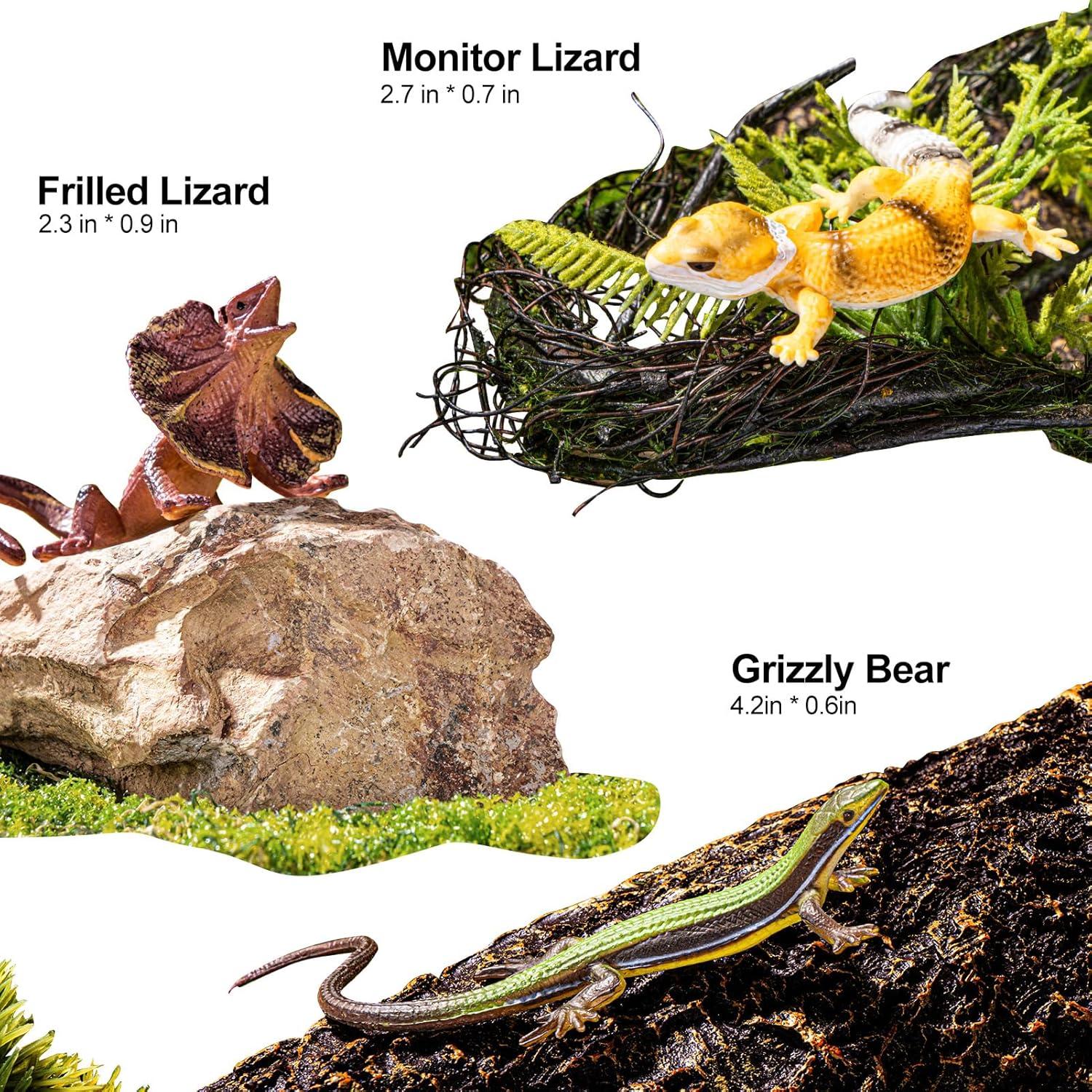 14 Figuras de Animales Reptiles Zoopal - Juguetes Educativos