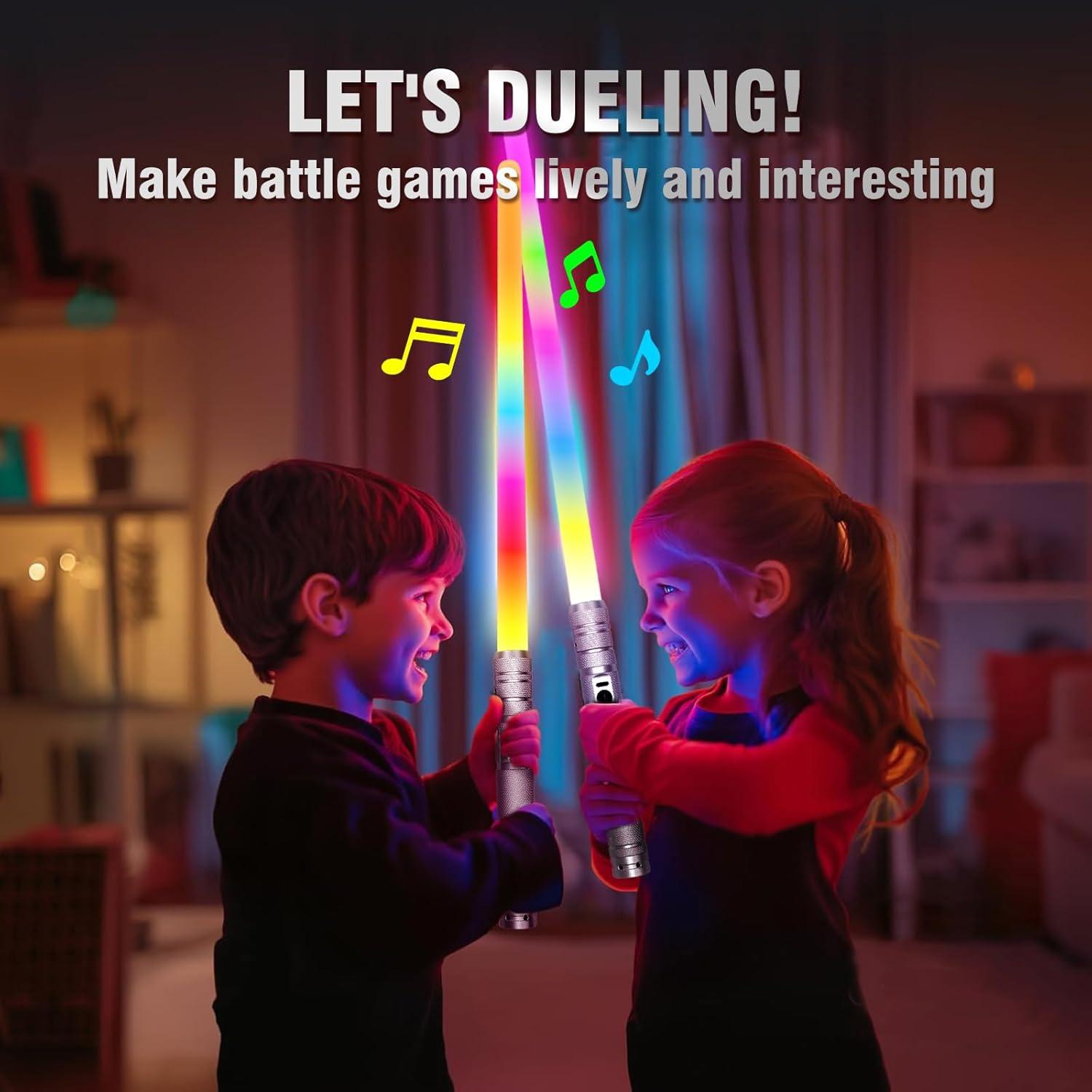 Sable de Luz RGB JOINBO 62 cm Recargable 2 Paquetes