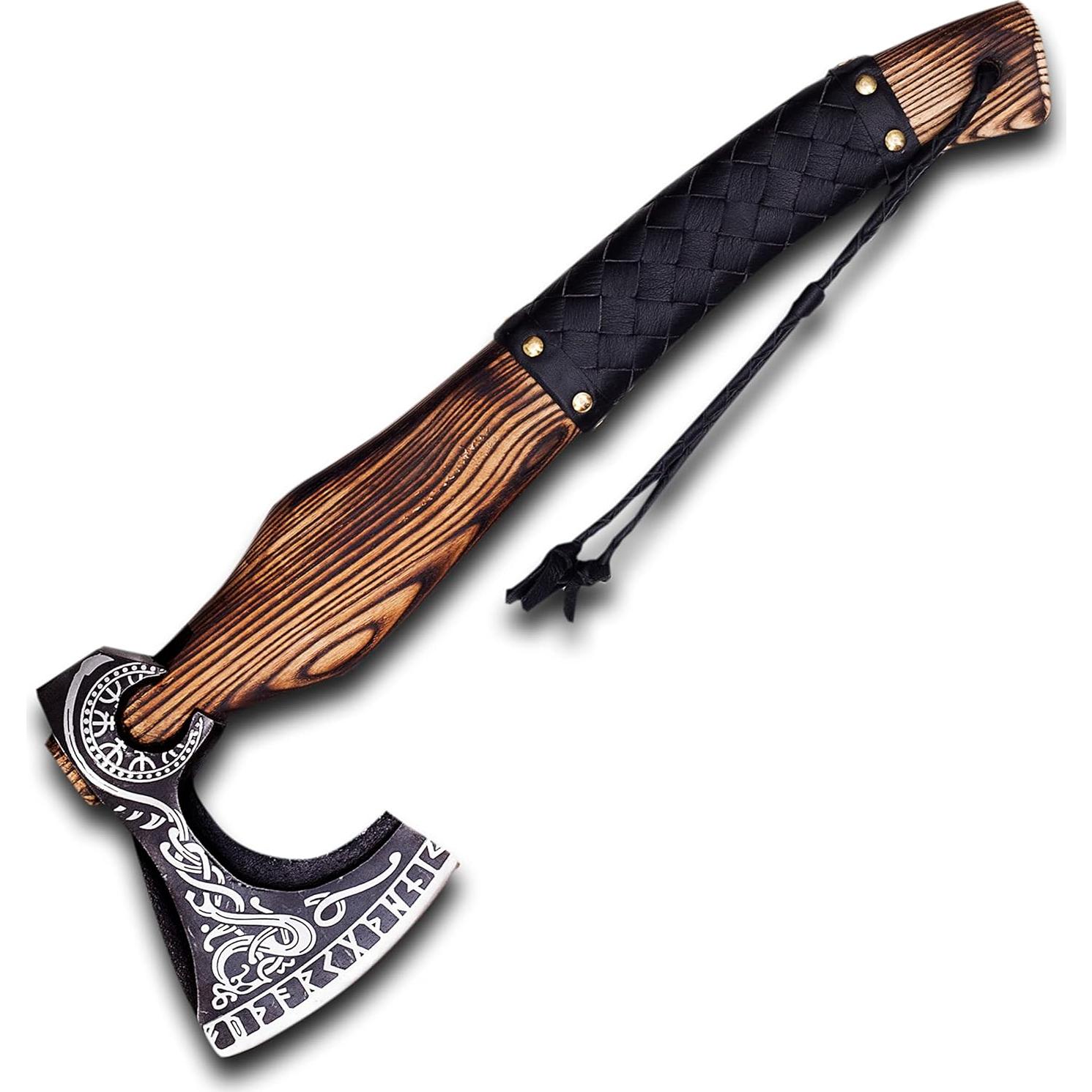 Hacha Vikinga Personalizada SS SMART & SHARP 45.72 cm Acero Carbono