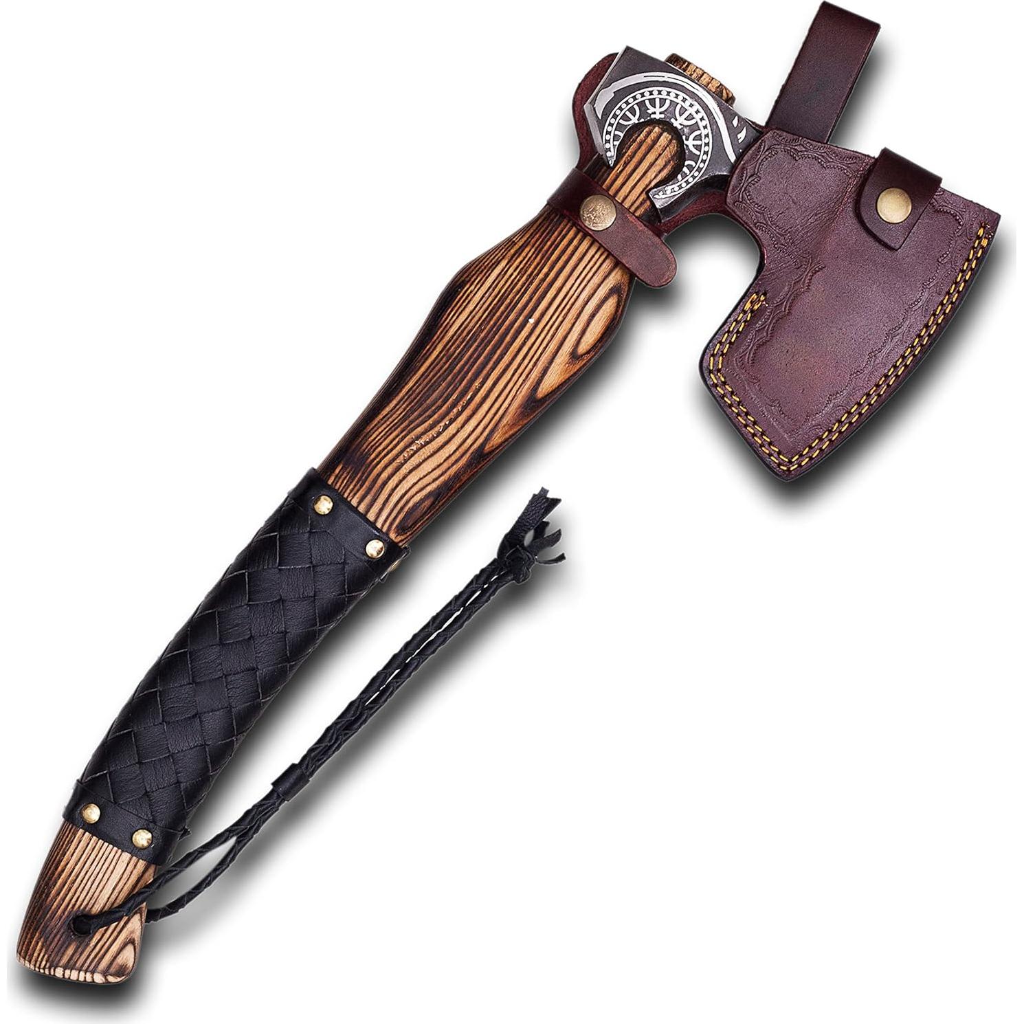 Hacha Vikinga Personalizada SS SMART & SHARP 45.72 cm Acero Carbono