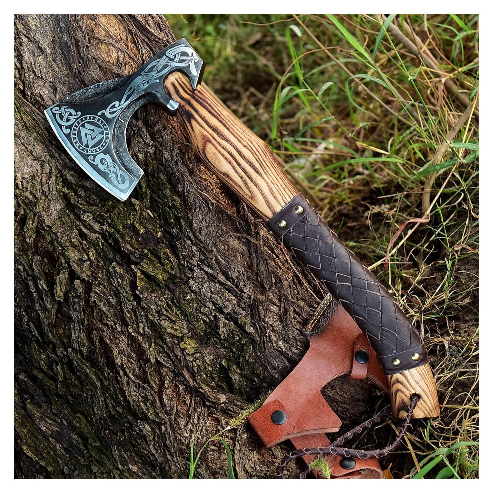 Hacha Vikinga de Acero de Carbono SS SMART & SHARP 44.5 cm