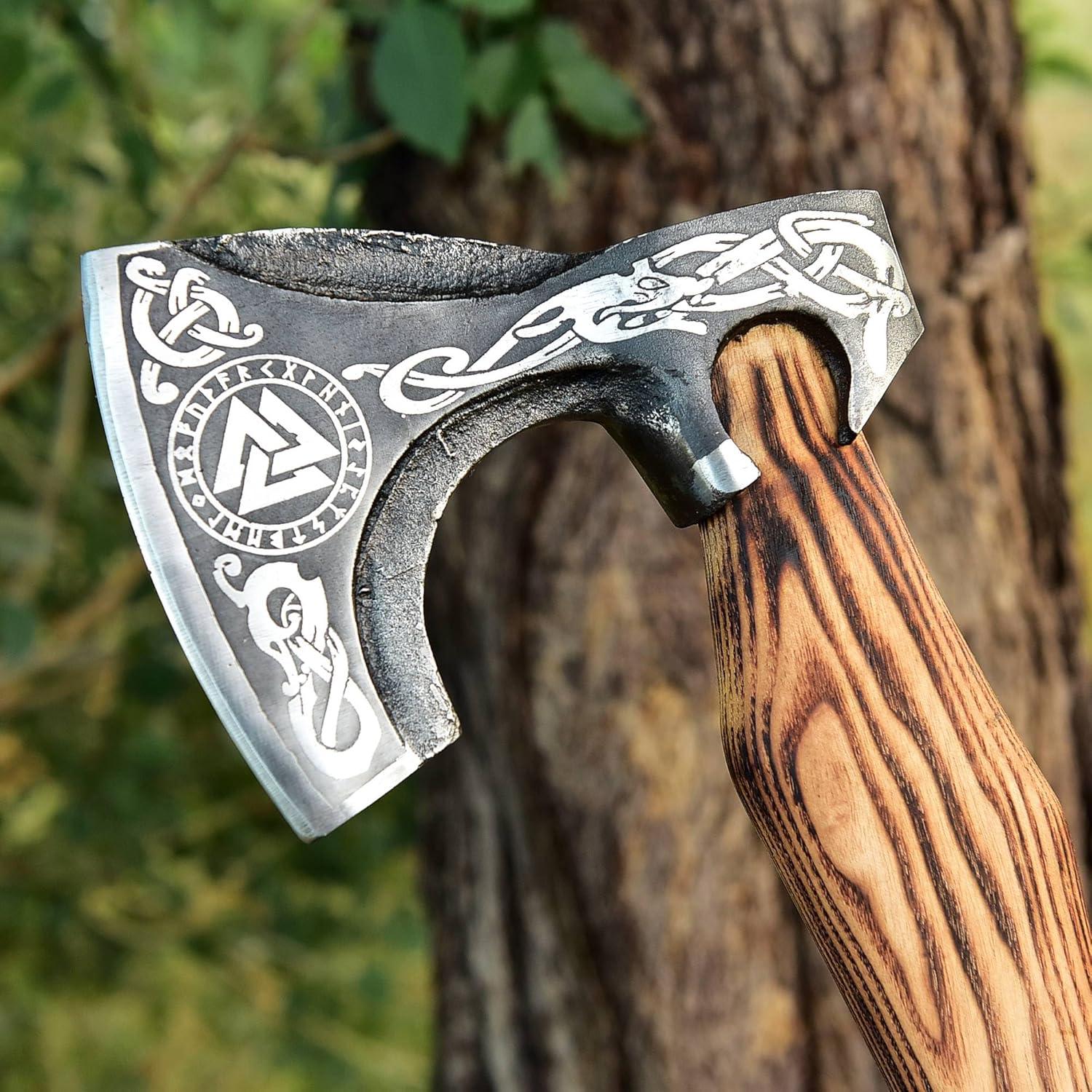 Hacha Vikinga de Acero de Carbono SS SMART & SHARP 44.5 cm