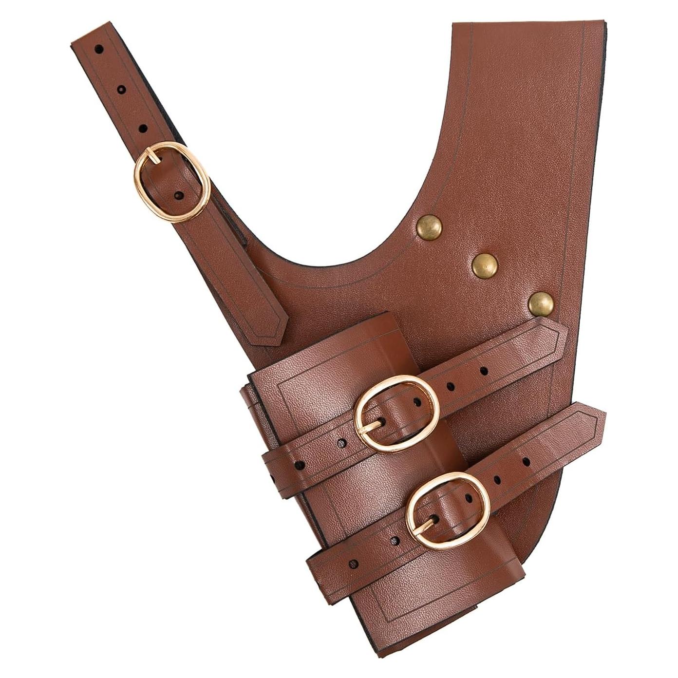 Funda de espada vaina de daga Degpum marrón medieval