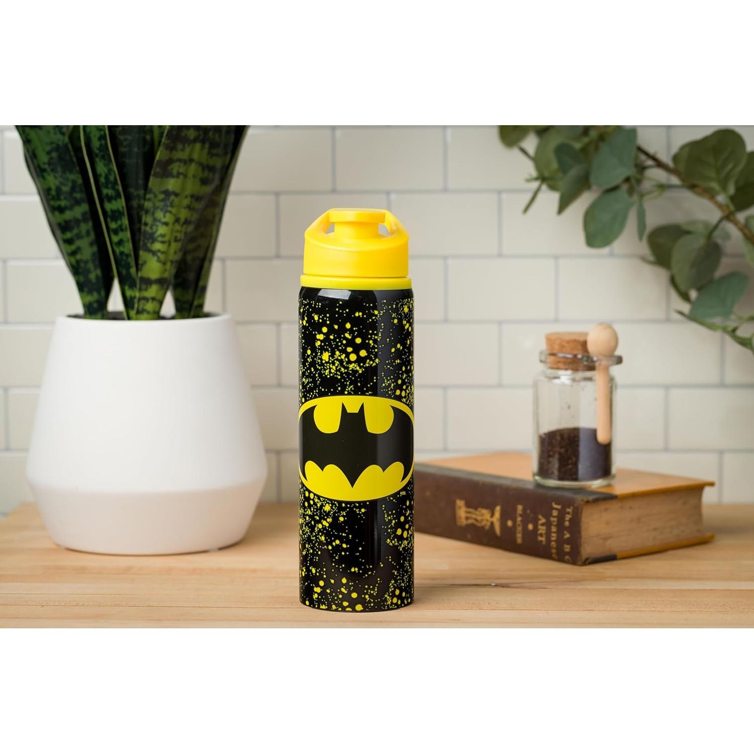 Botella de Agua Acero Inoxidable Silver Buffalo Batman 740ml