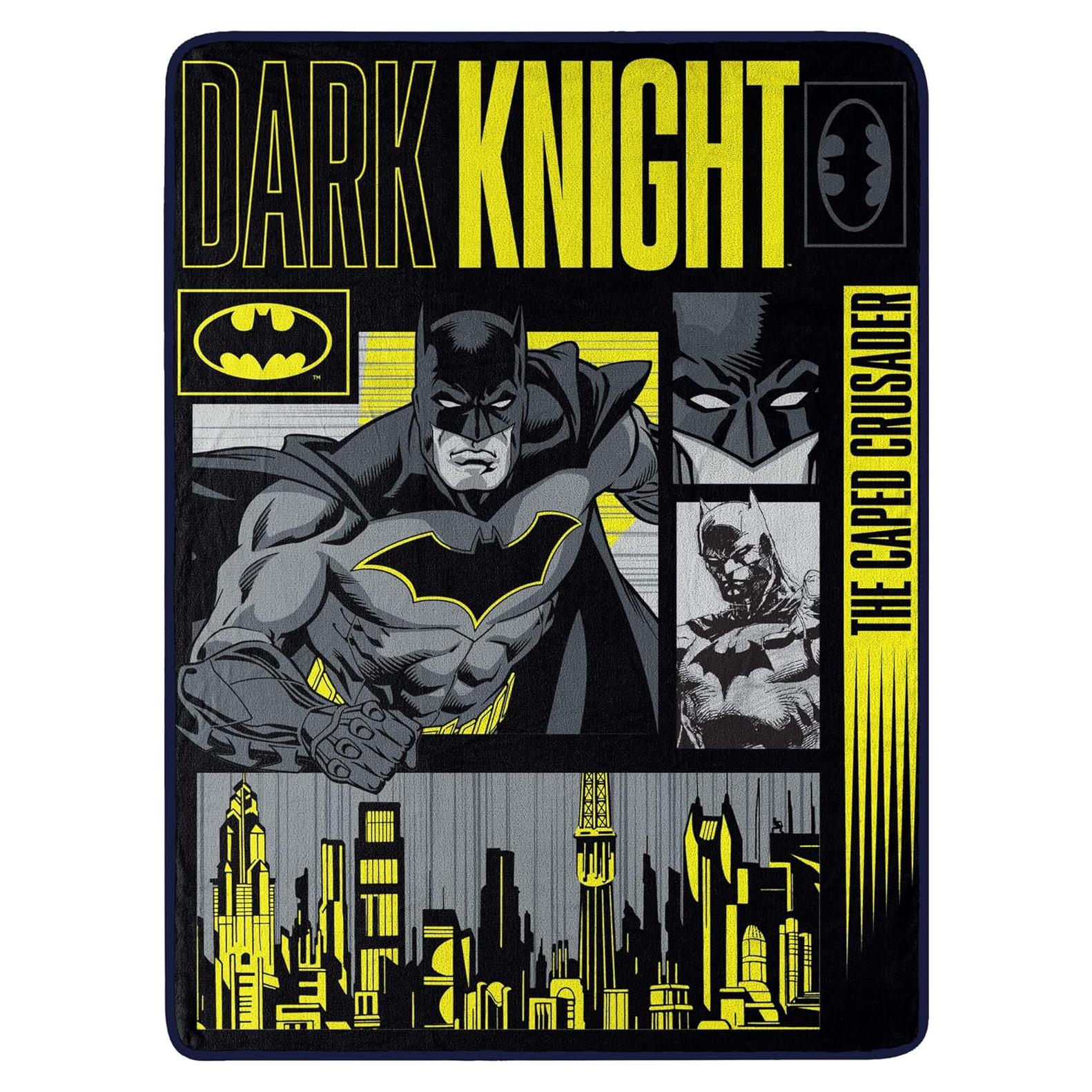 Manta Micro Raschel Batman Northwest 116.8x152.4 cm Legendario