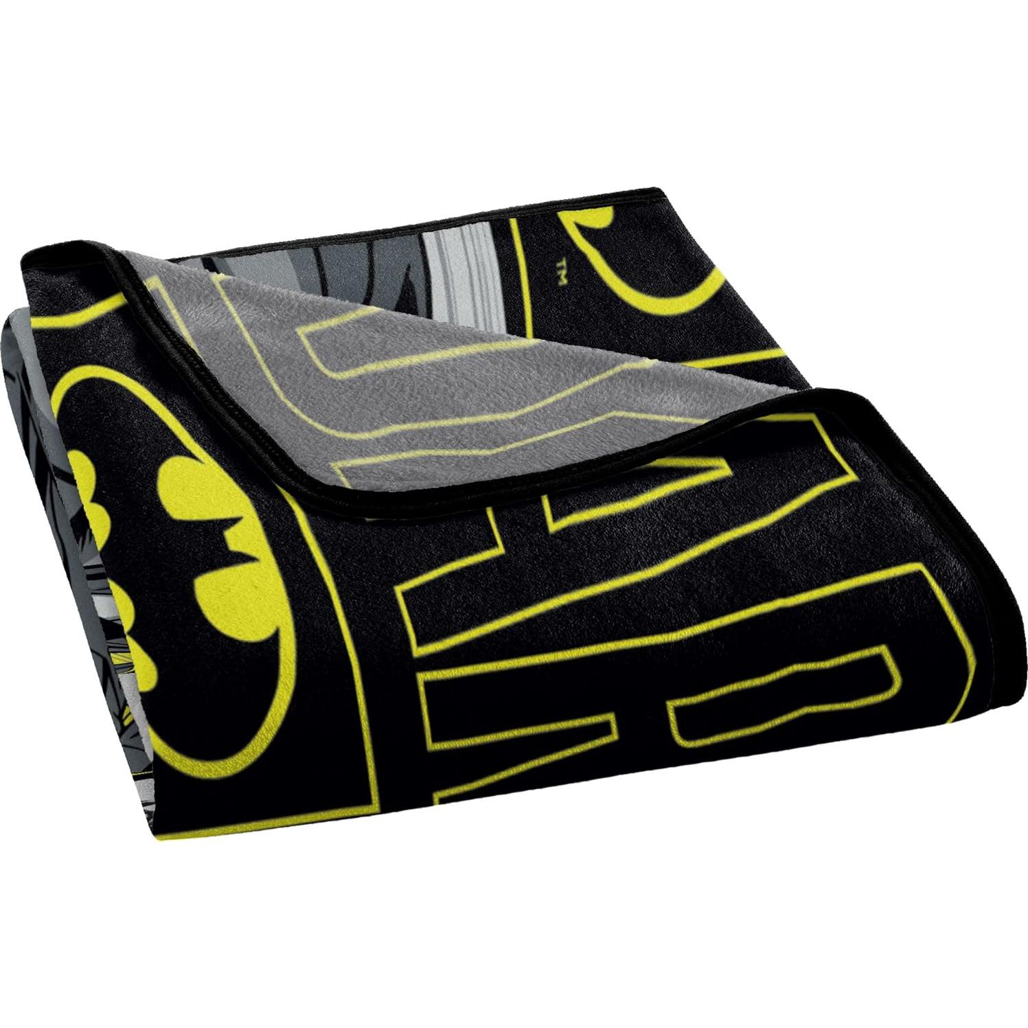 Manta Micro Raschel Batman Northwest 116.8x152.4 cm Legendario