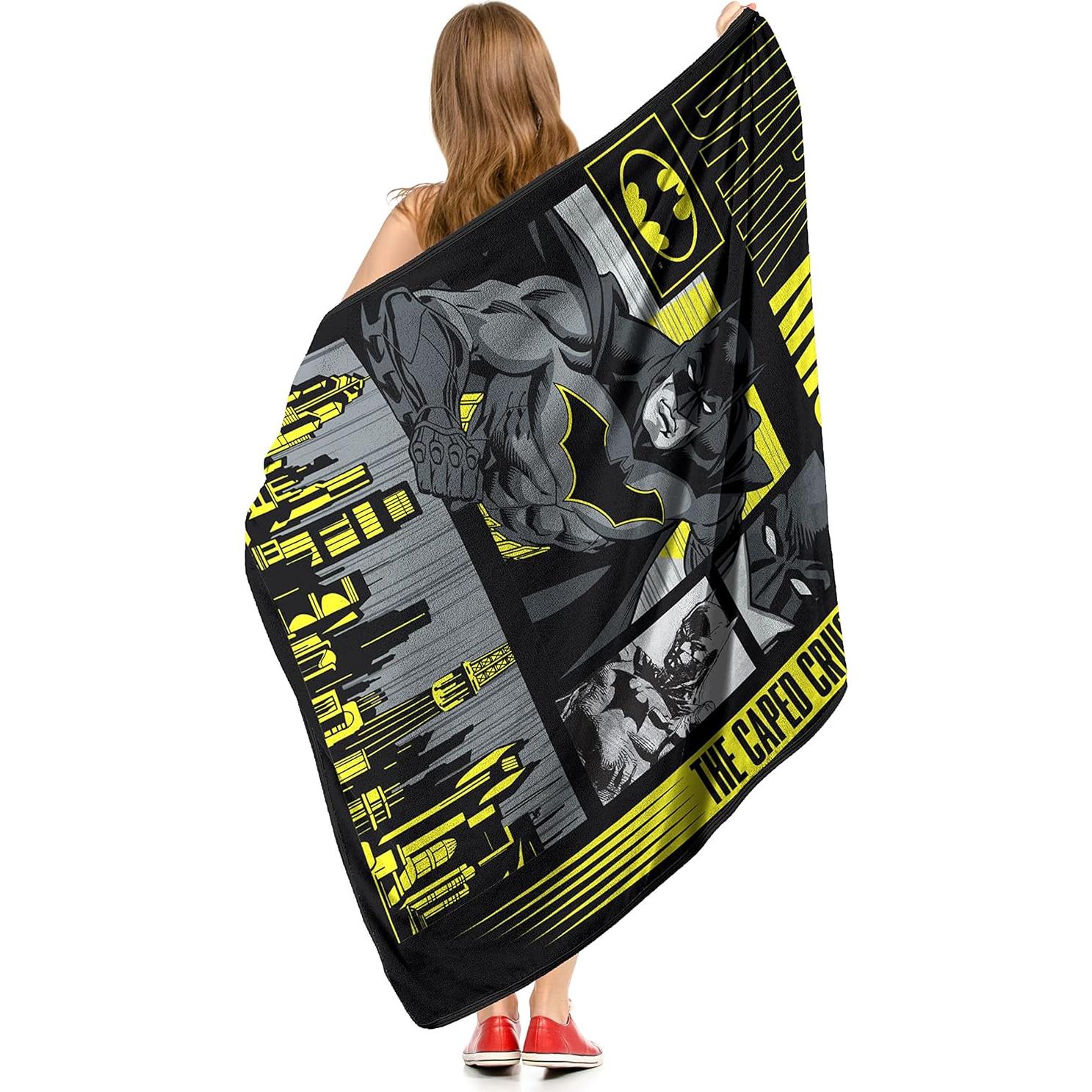 Manta Micro Raschel Batman Northwest 116.8x152.4 cm Legendario