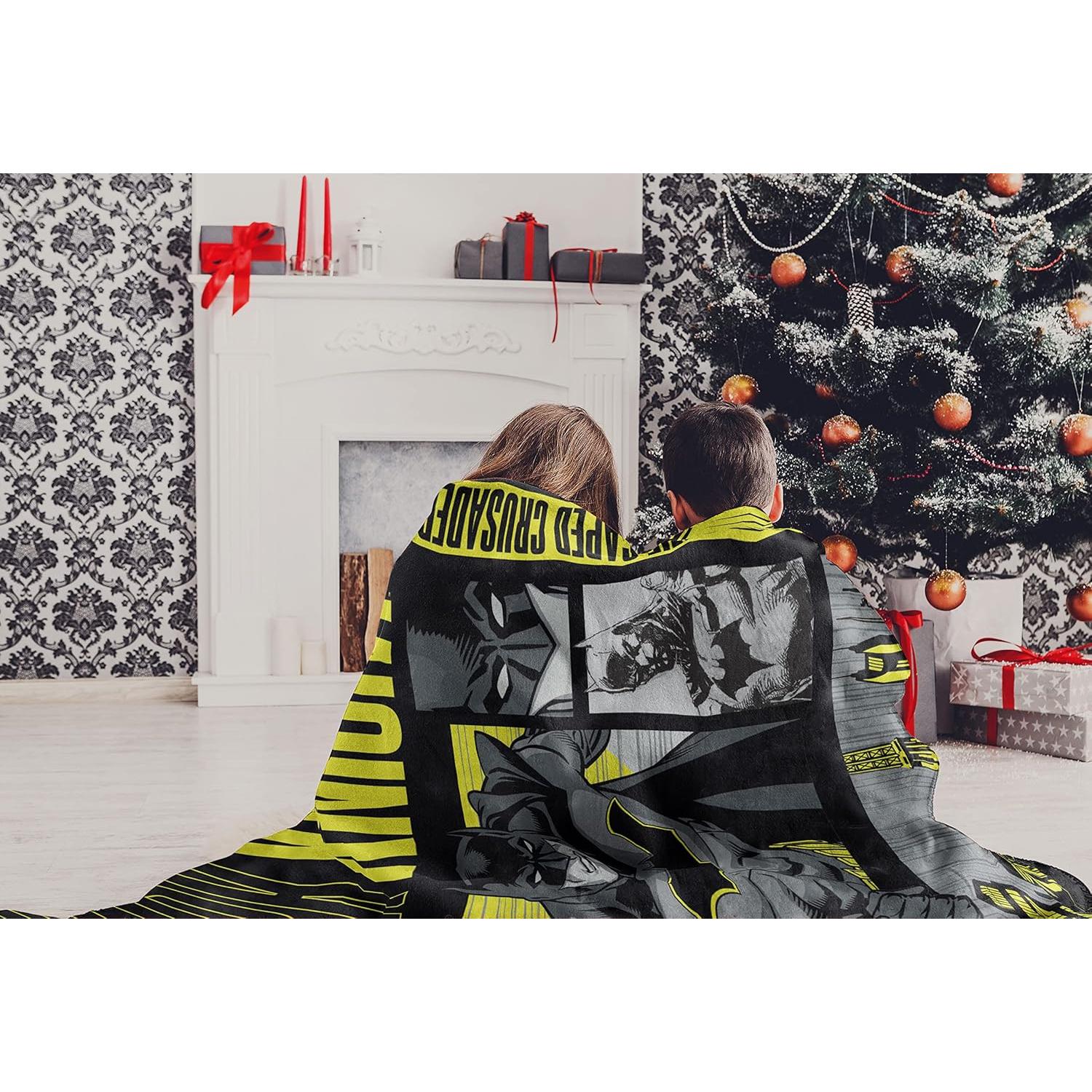 Manta Micro Raschel Batman Northwest 116.8x152.4 cm Legendario