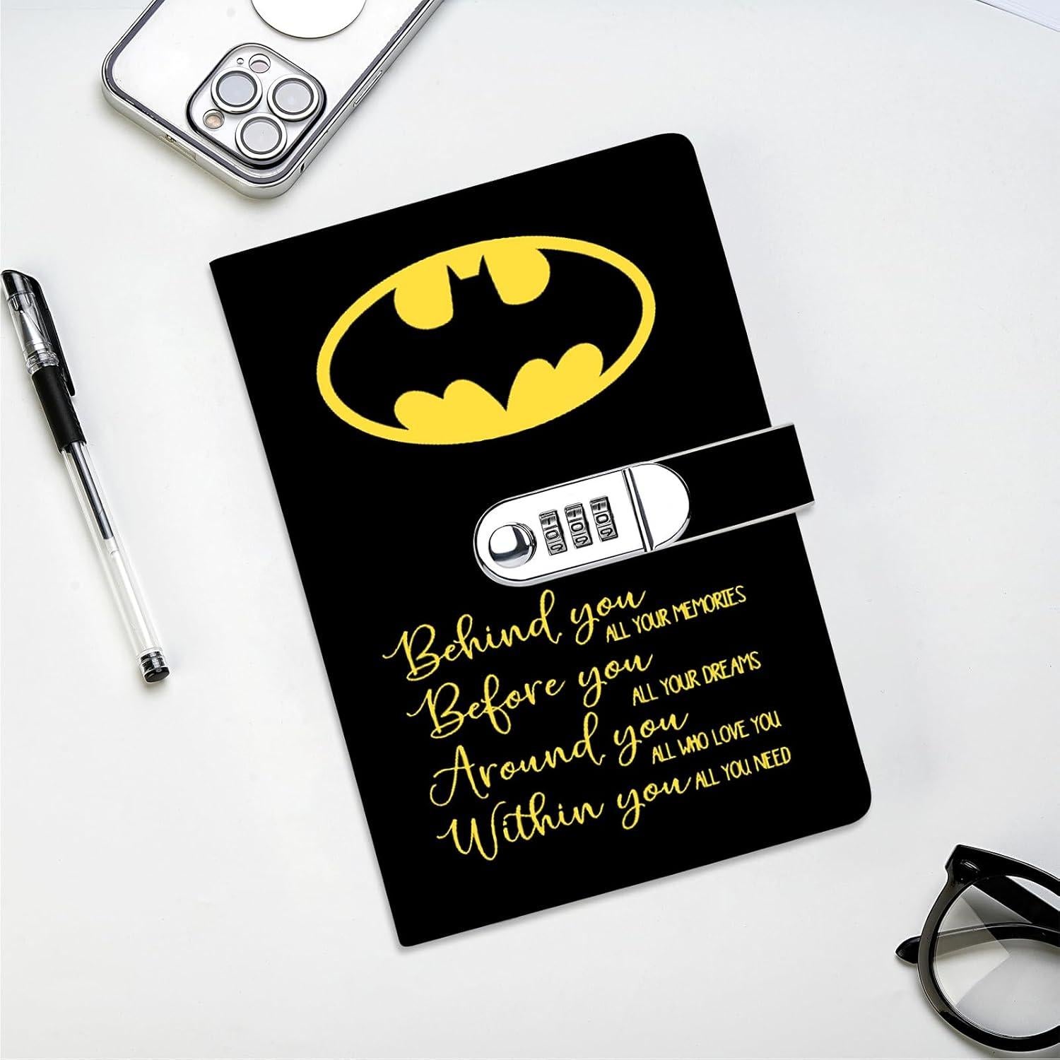 Cuaderno de Combinación de Cerradura de Cuero JOHSBYD 200 Páginas