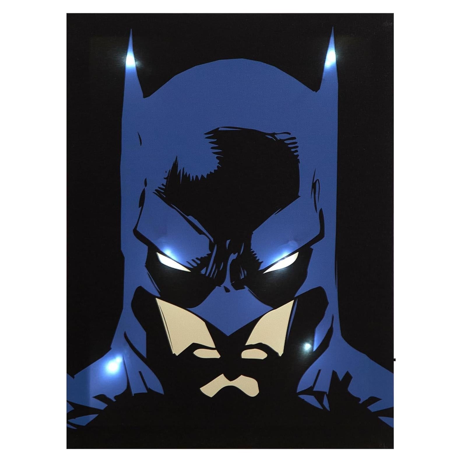 Obra de Arte Iluminada Batman Idea Nuova 40x29 cm Decoración