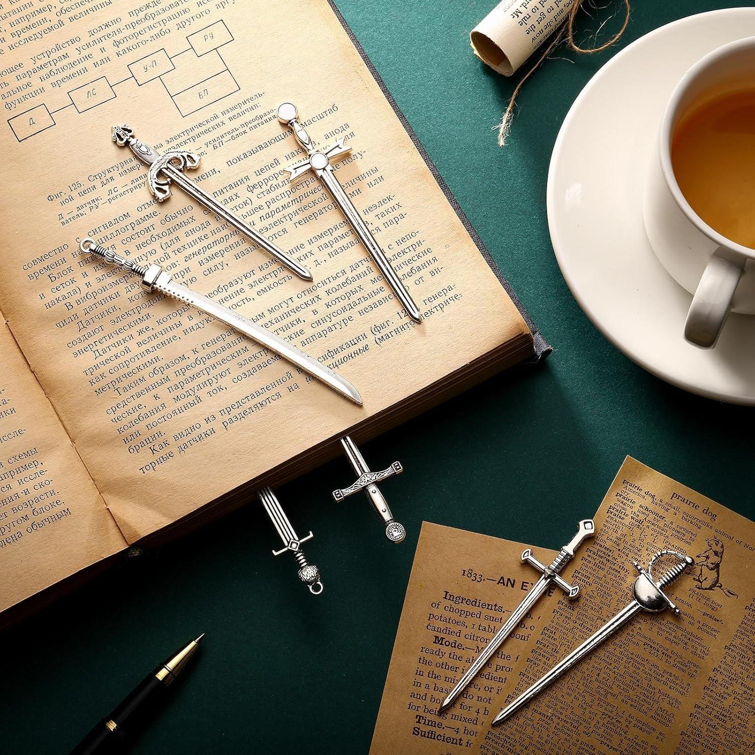 21 Encantos de Marcador Espada Antigua Zonon - Plata