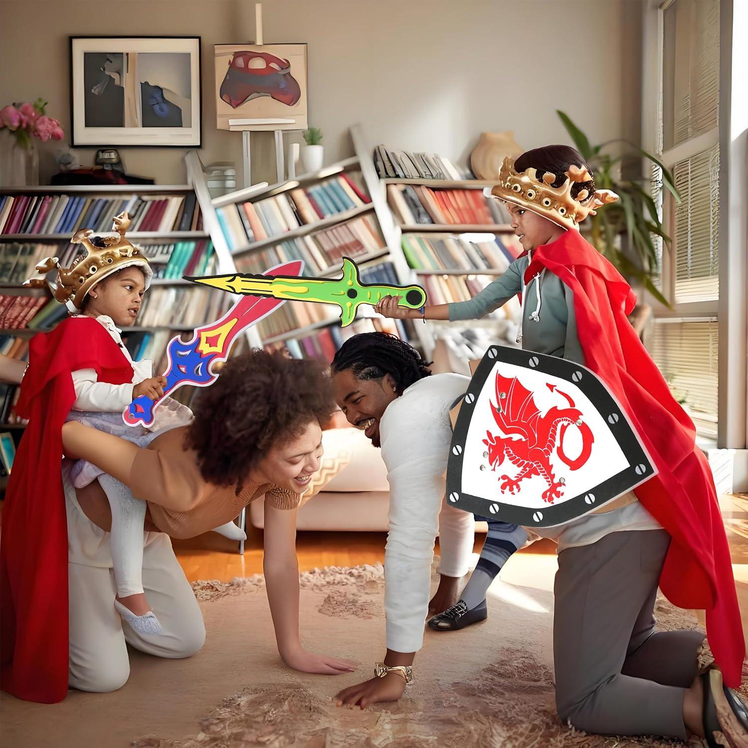 Juego de Espada y Escudo de Espuma YAYYAY - 5 Piezas para Niños