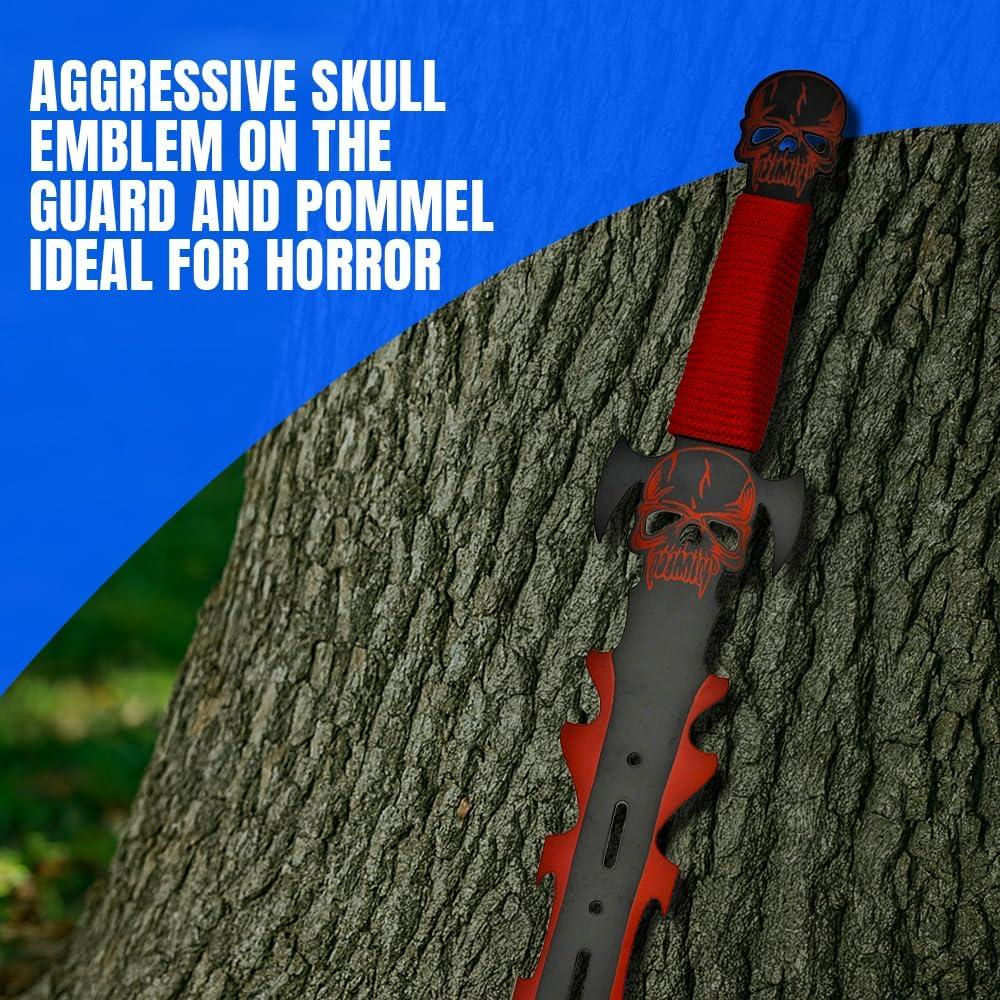 Espada Fantástica SZCO Skull Splitter 68.58 cm Acero Inoxidable