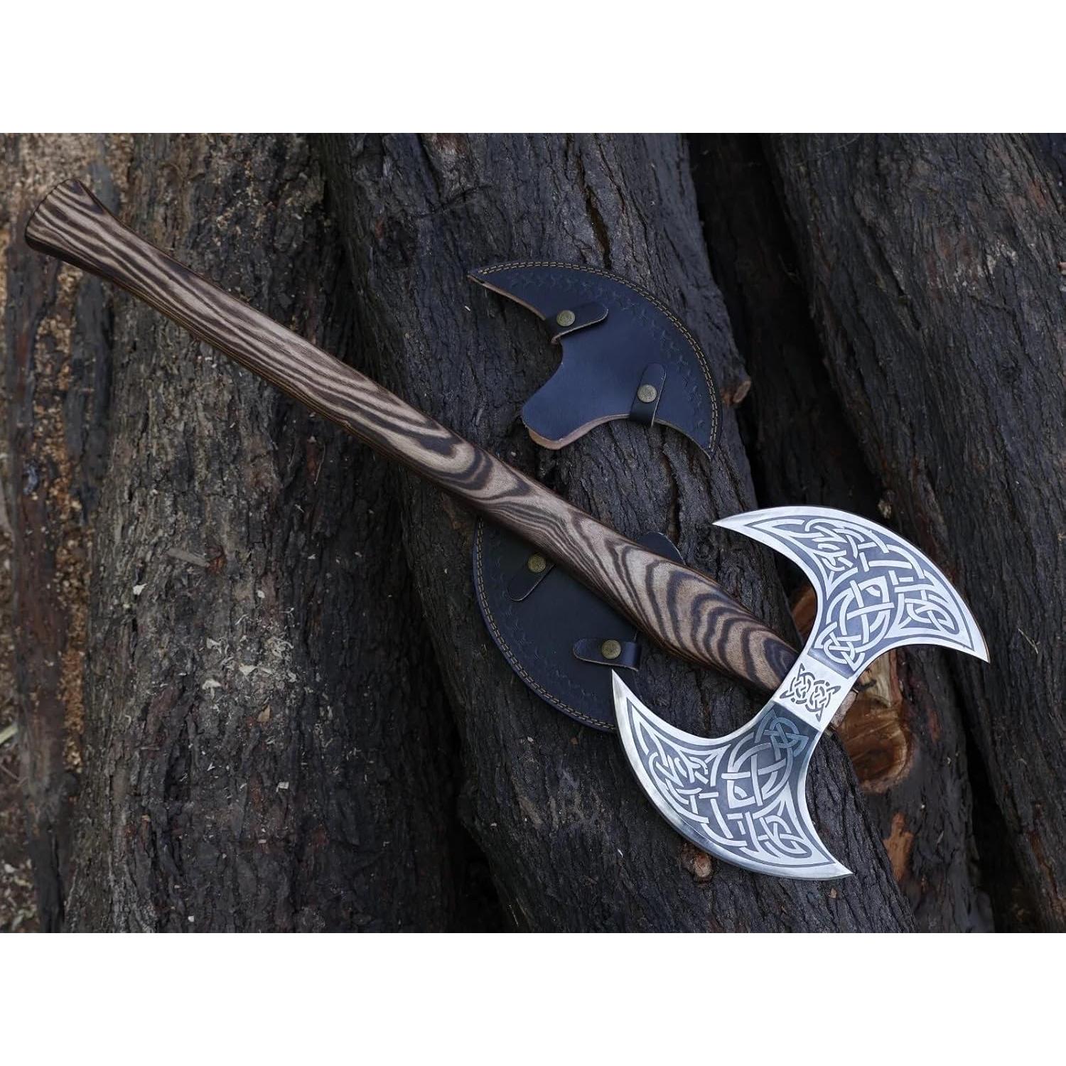 Hacha Vikinga Doble Cabeza MDM King Tools 106.68 cm