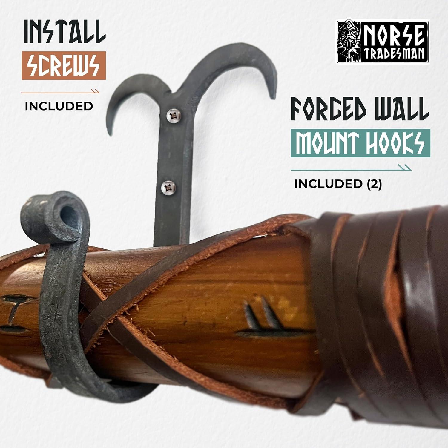 Hacha Vikinga Norse Tradesman 61 cm Acero Carbono 1095