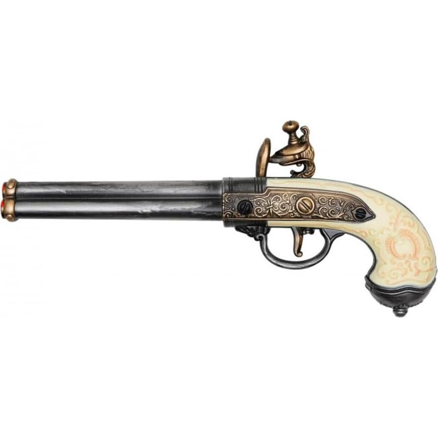 Réplica de Pistola de Flintlock Italiana de Espuma 26.67 cm