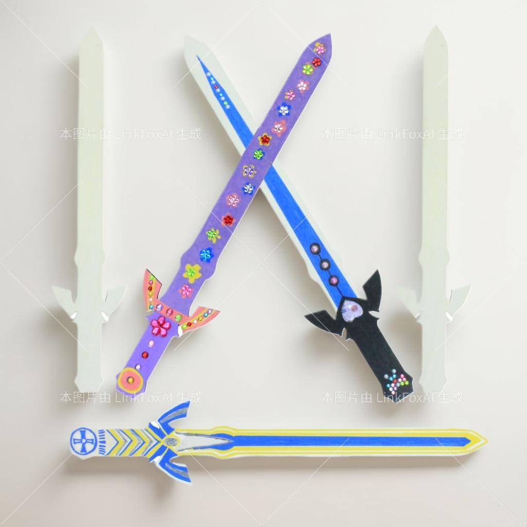 Conjunto de Juguetes de Madera Ninja para Pintar - 10 Piezas