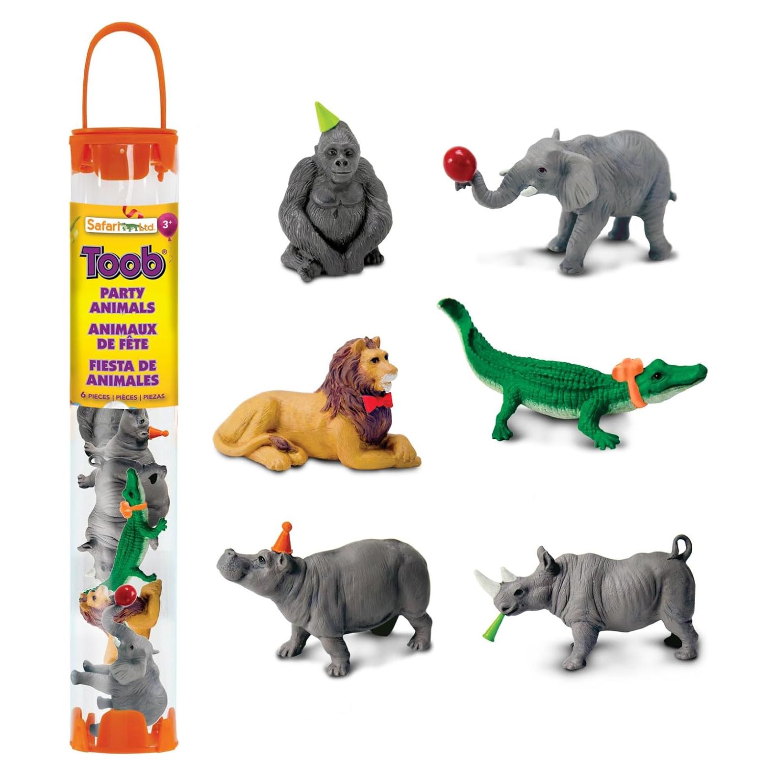 Conjunto de 6 Figuras de Animales de Fiesta Safari Ltd.