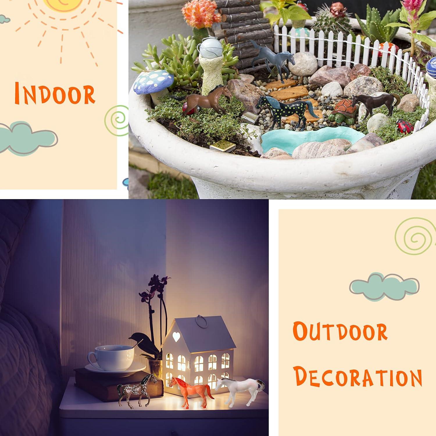 Figuras de Caballo de Plástico Skylety - 20 Piezas Miniaturas