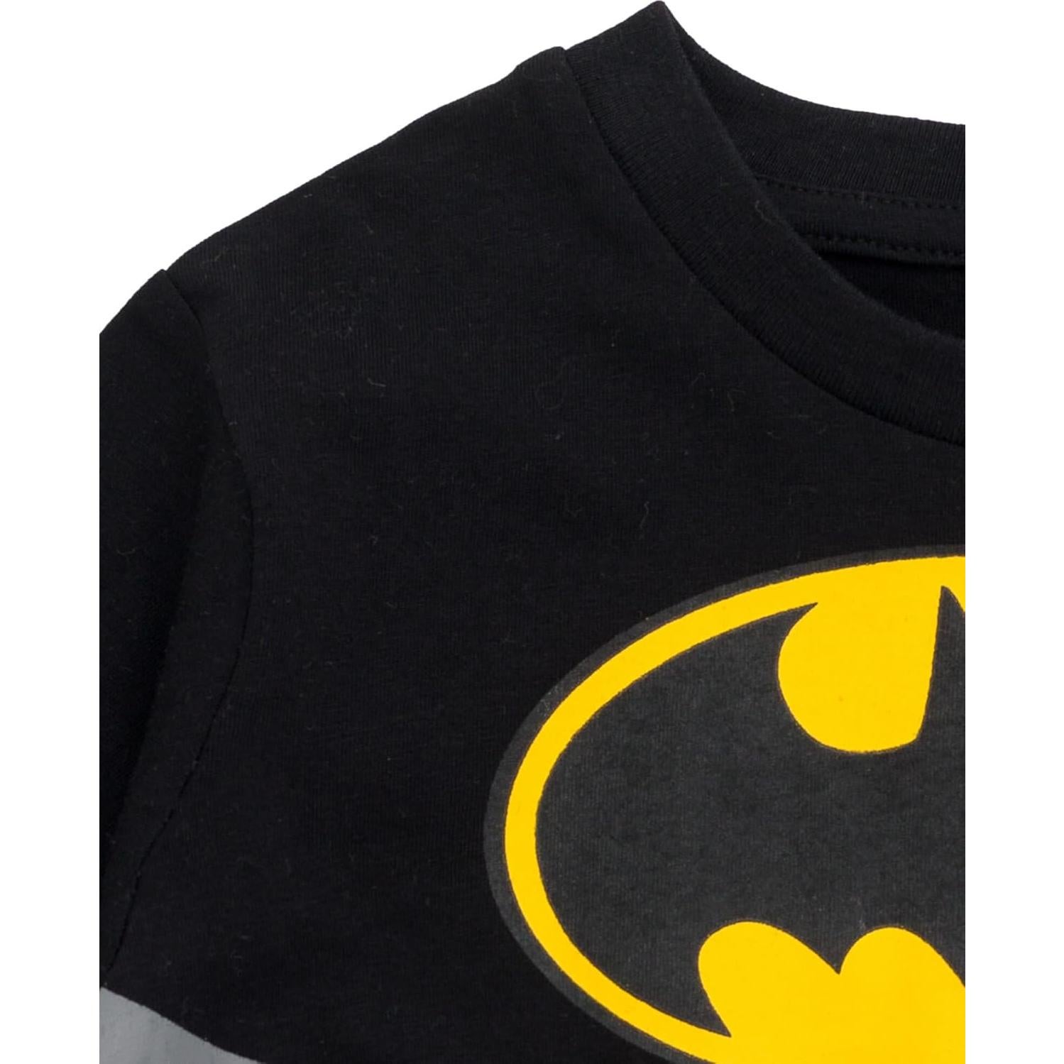 Camiseta de Batman para Niños DC Comics Talla 7-8 Negra