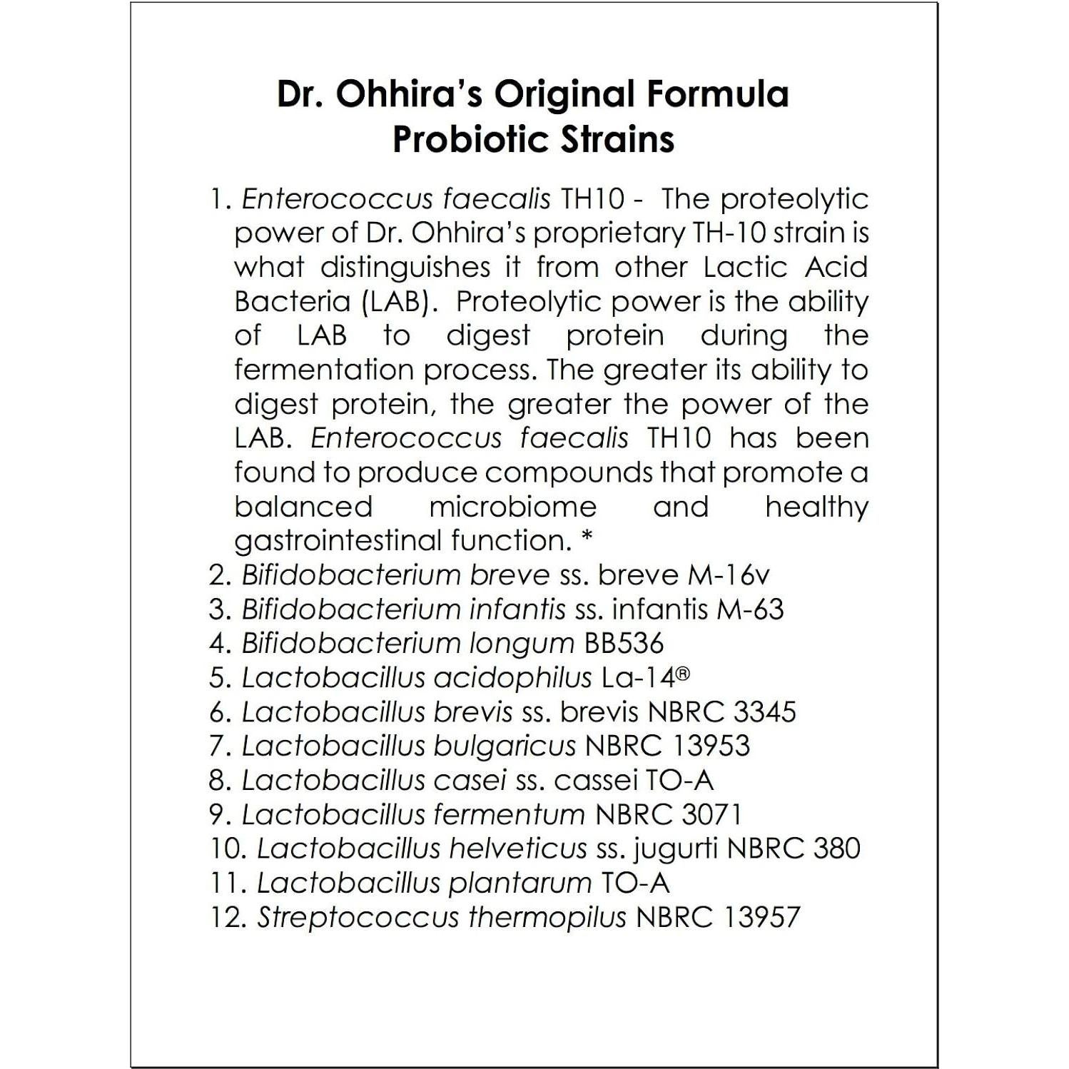 Probioticos Dr. Ohhira 30 Cápsulas - Fórmula Profesional 5 Años